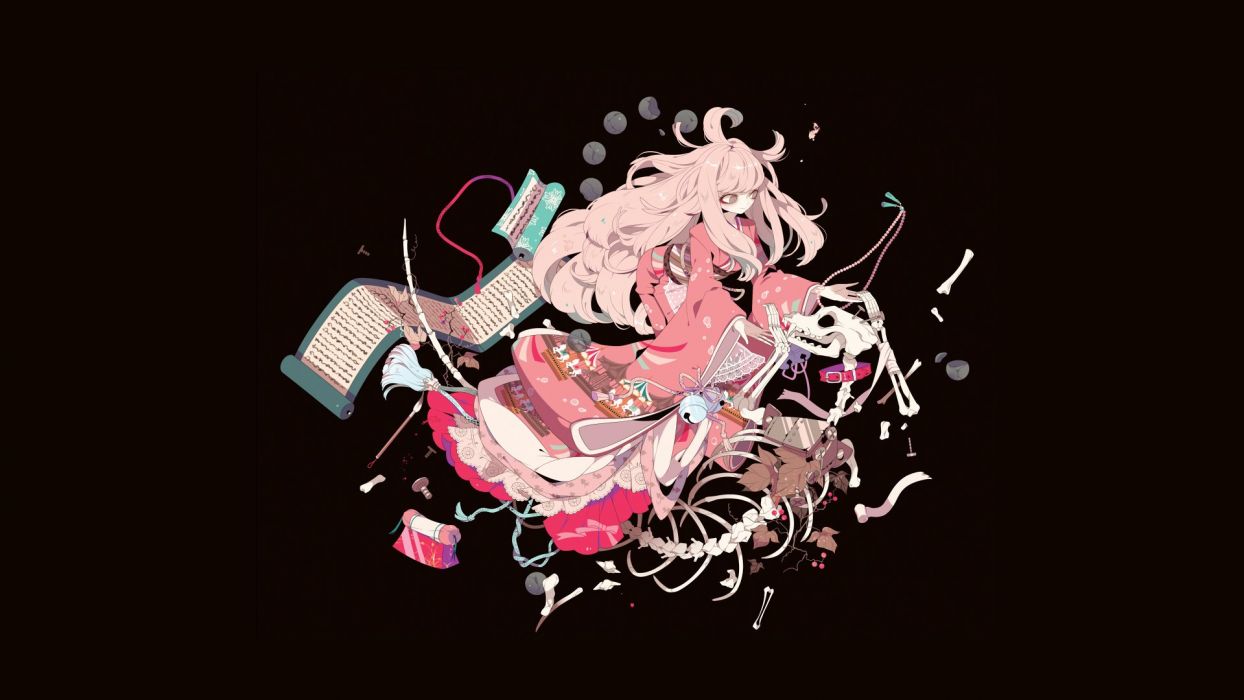 Anime Shikimi Mangaka Skeleton wallpaperx1080