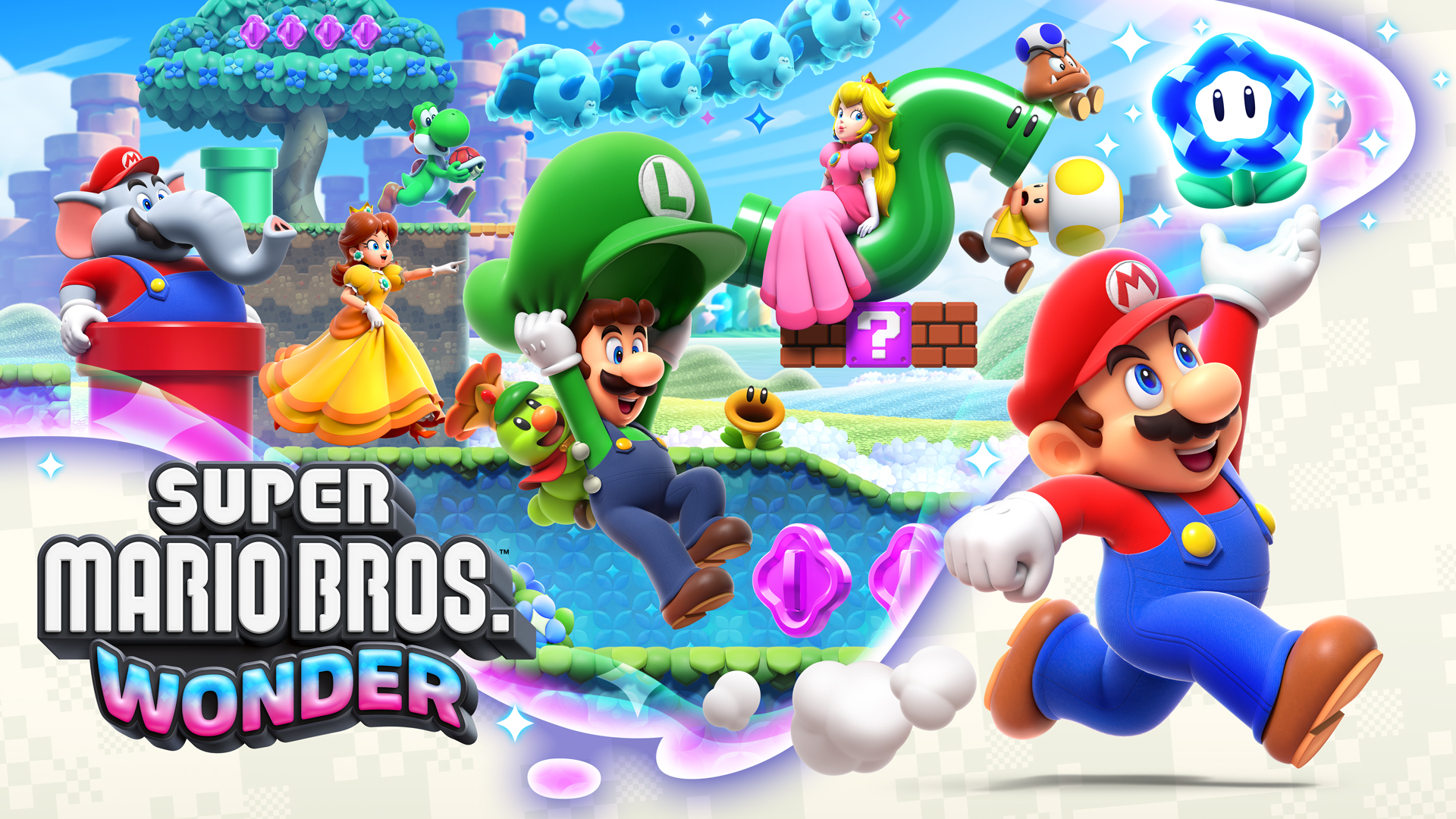 Video Game Super Mario Bros. Wonder HD Wallpaper