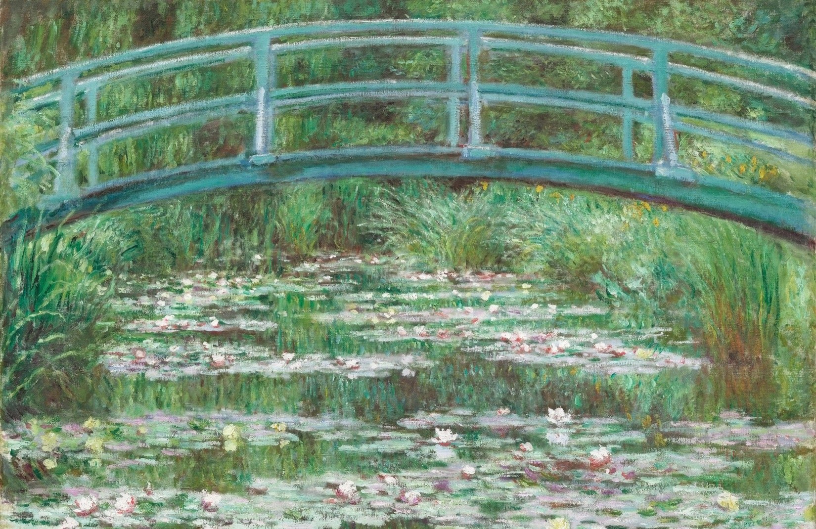 Monet Lily Pond Painting Art Wallpaper
