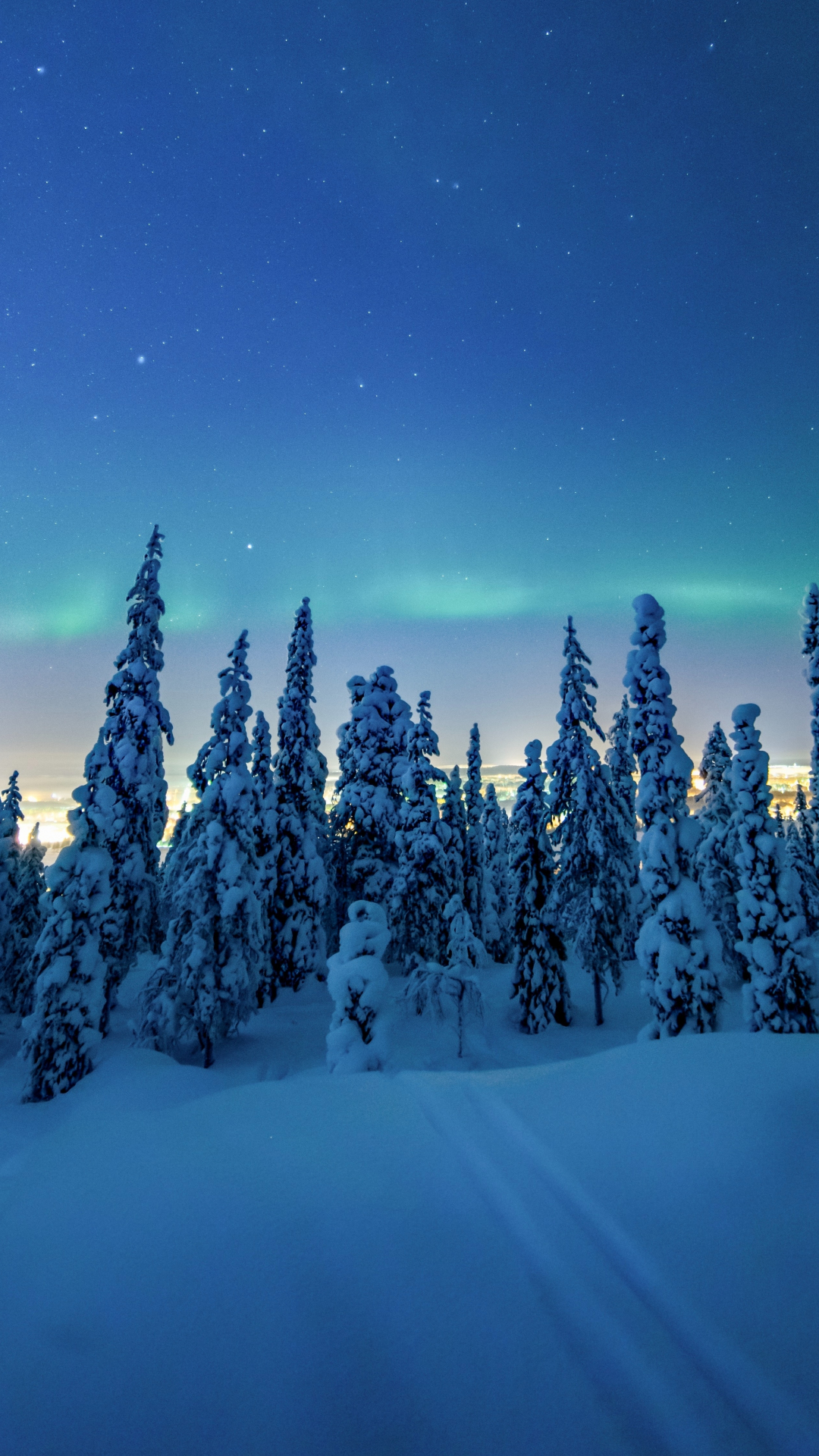 Download wallpaper 1080x1920 winter, dawn, colorful sky, trees, 1080p wallpaper, samsung galaxy s4, s5, note, sony xperia z, z1, z2, z3, htc one, lenovo vibe, google pixel 2, oneplus 5, honor 9