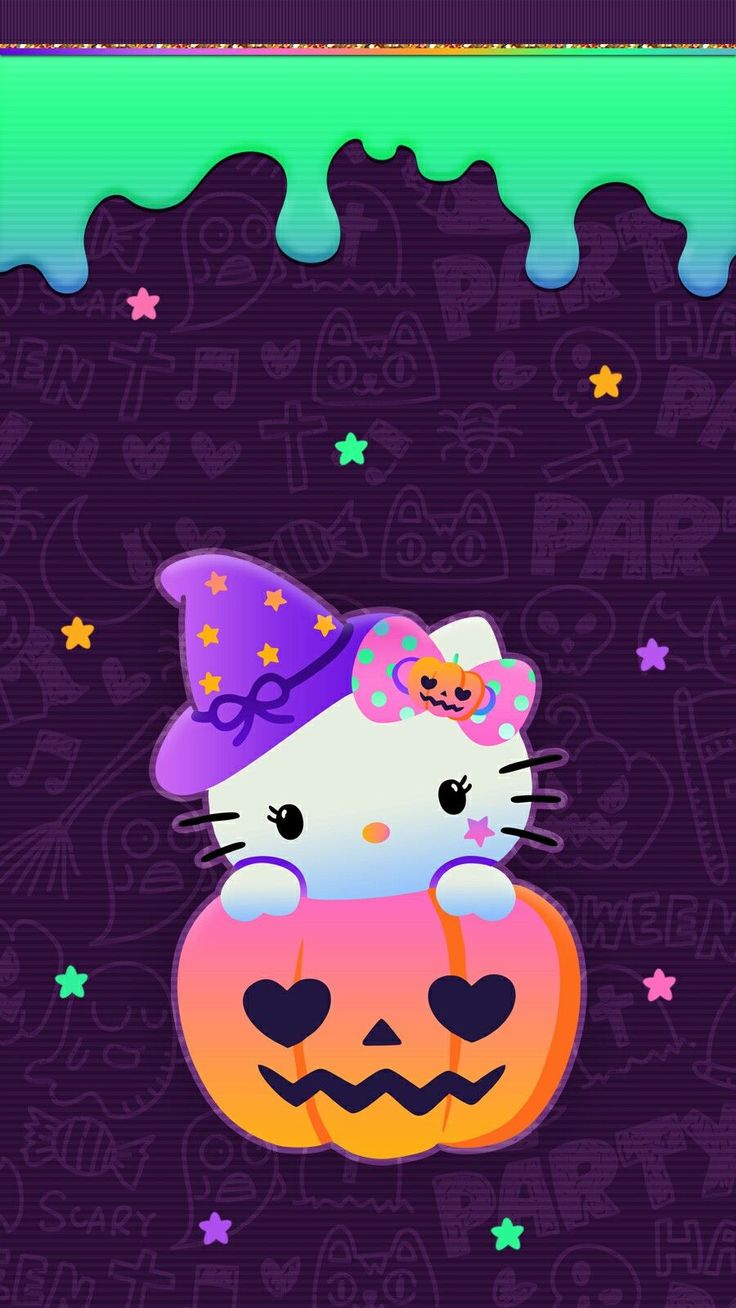 Background Hello Kitty Wallpaper Discover more Character, Cute, Hello Kitty,. Hello kitty halloween wallpaper, Hello kitty wallpaper, Hello kitty iphone wallpaper