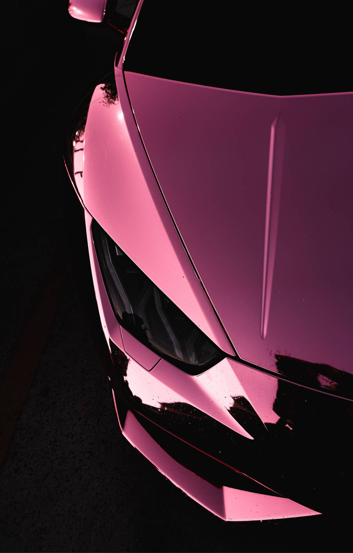 4k Lamborghini iPhone Pink Wallpaper