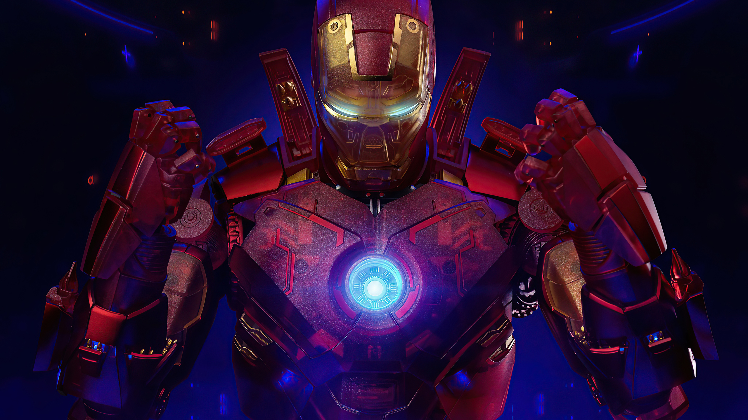 Iron Man Holographic 4k 2020 1440P Resolution HD 4k Wallpaper, Image, Background, Photo and Picture