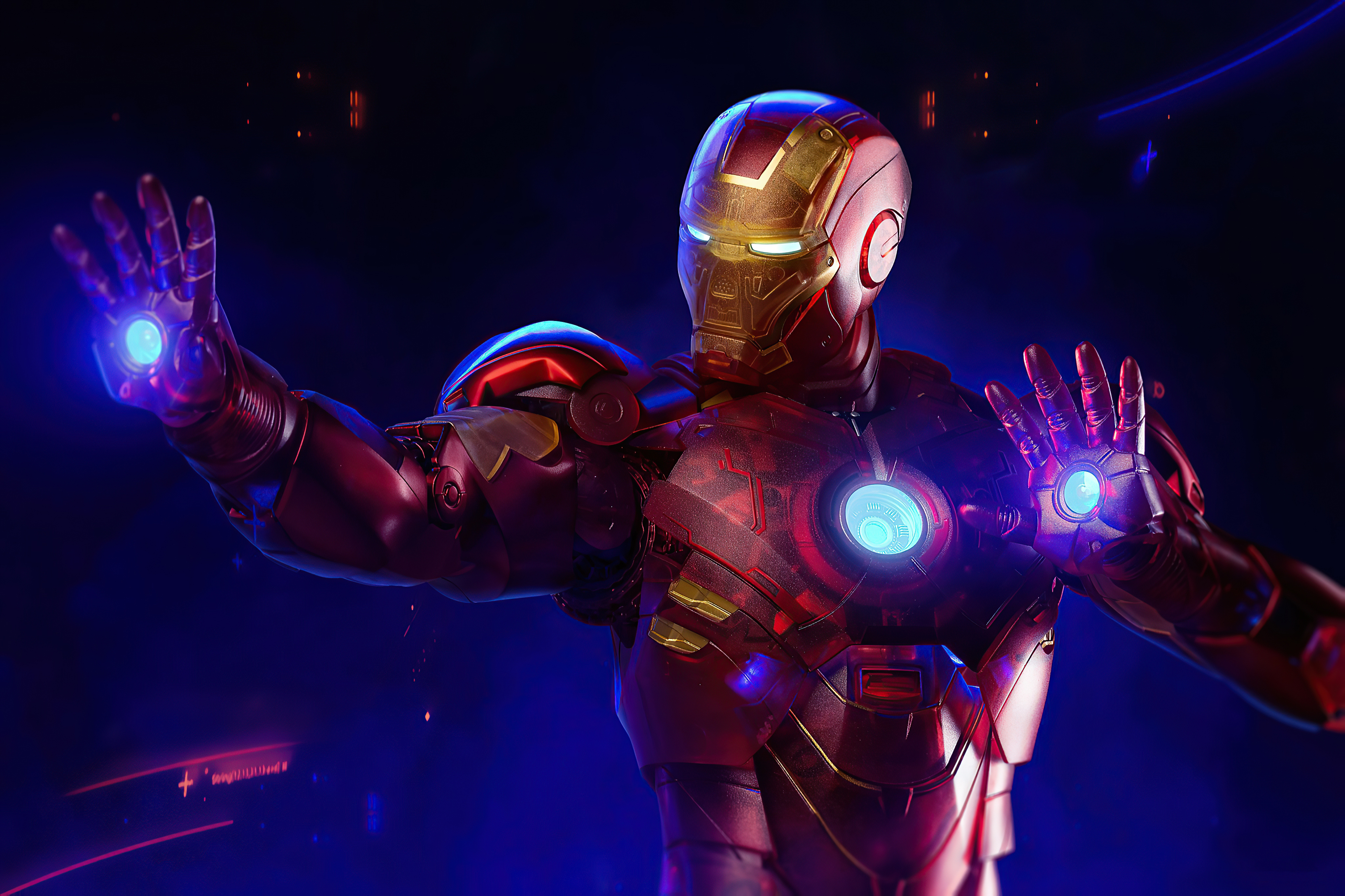 Holographic Iron Man 4k, HD Superheroes, 4k Wallpaper, Image, Background, Photo and Picture