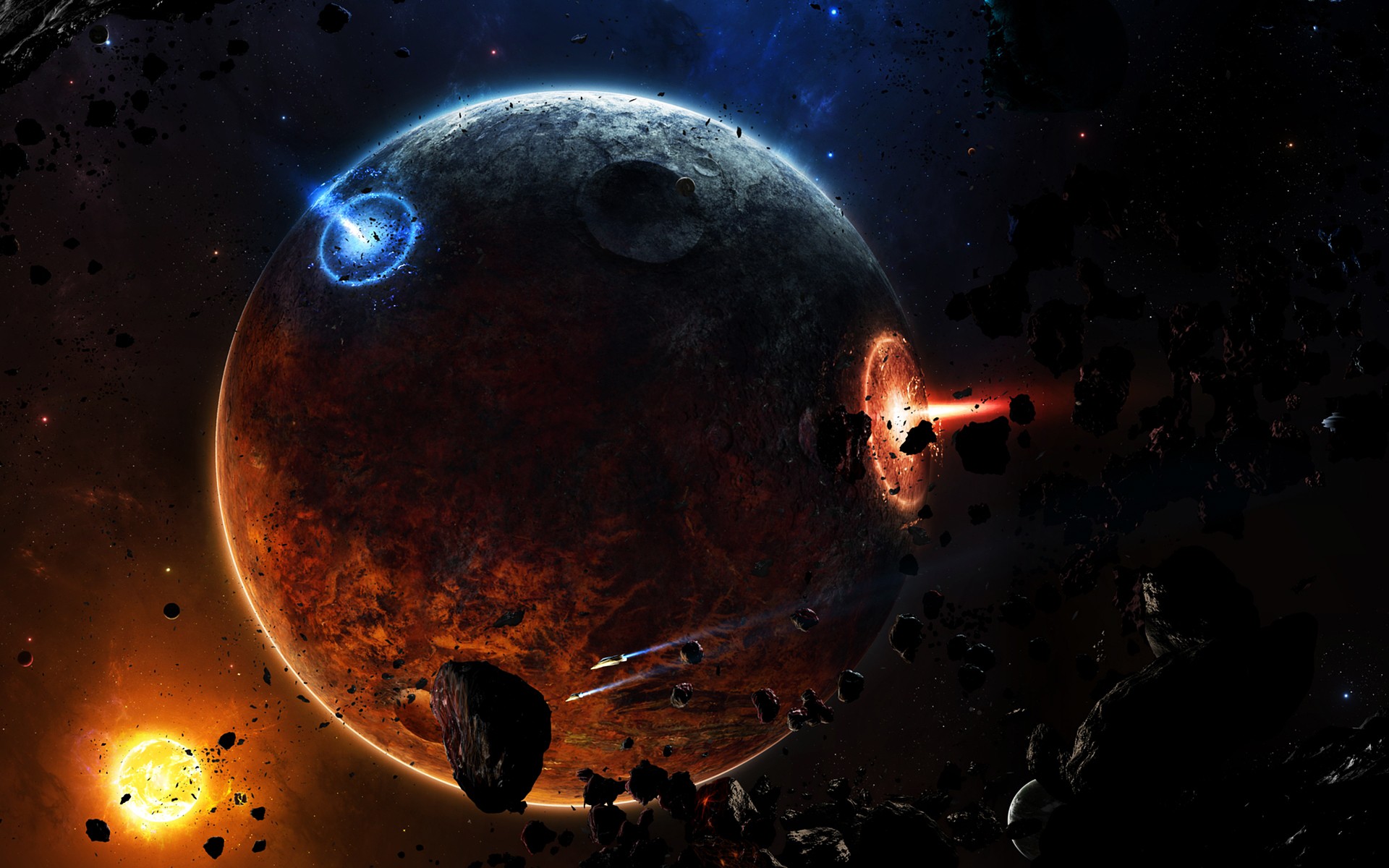 Sci Fi Planet HD Wallpaper