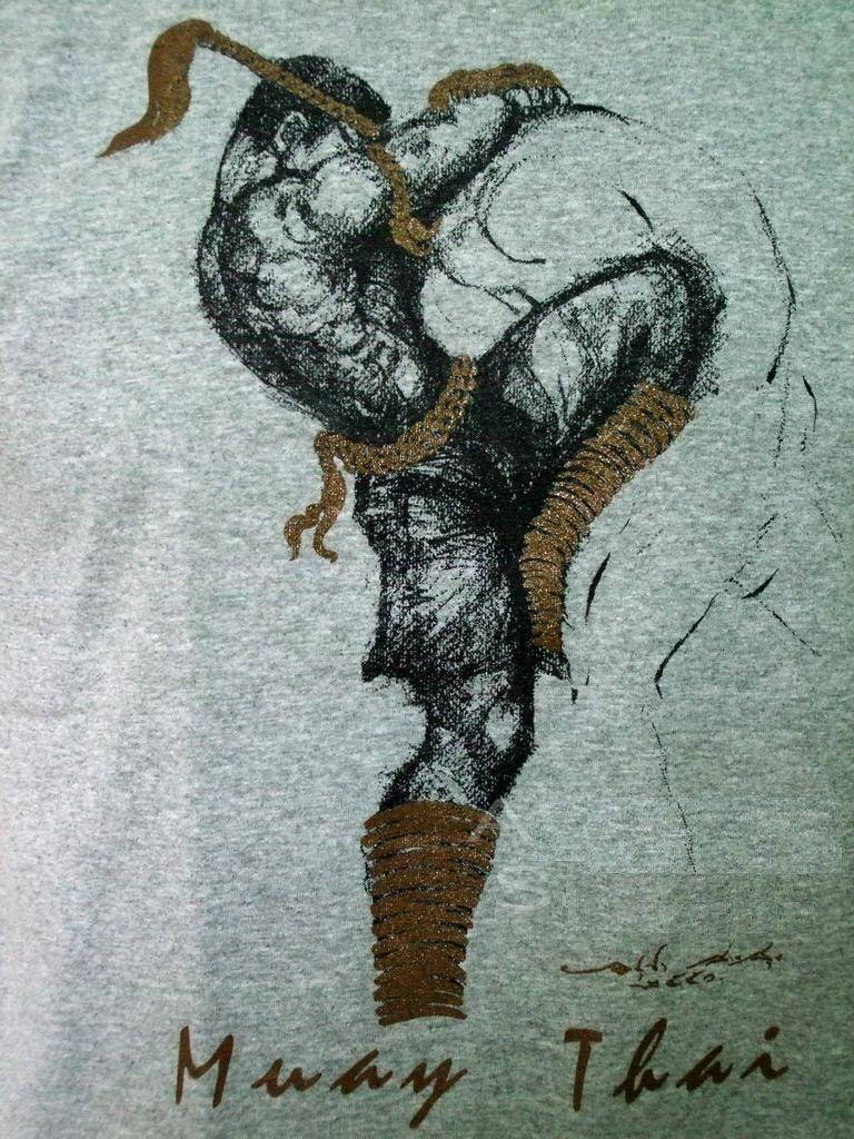 Download Muay Thai Drawing Wallpaper