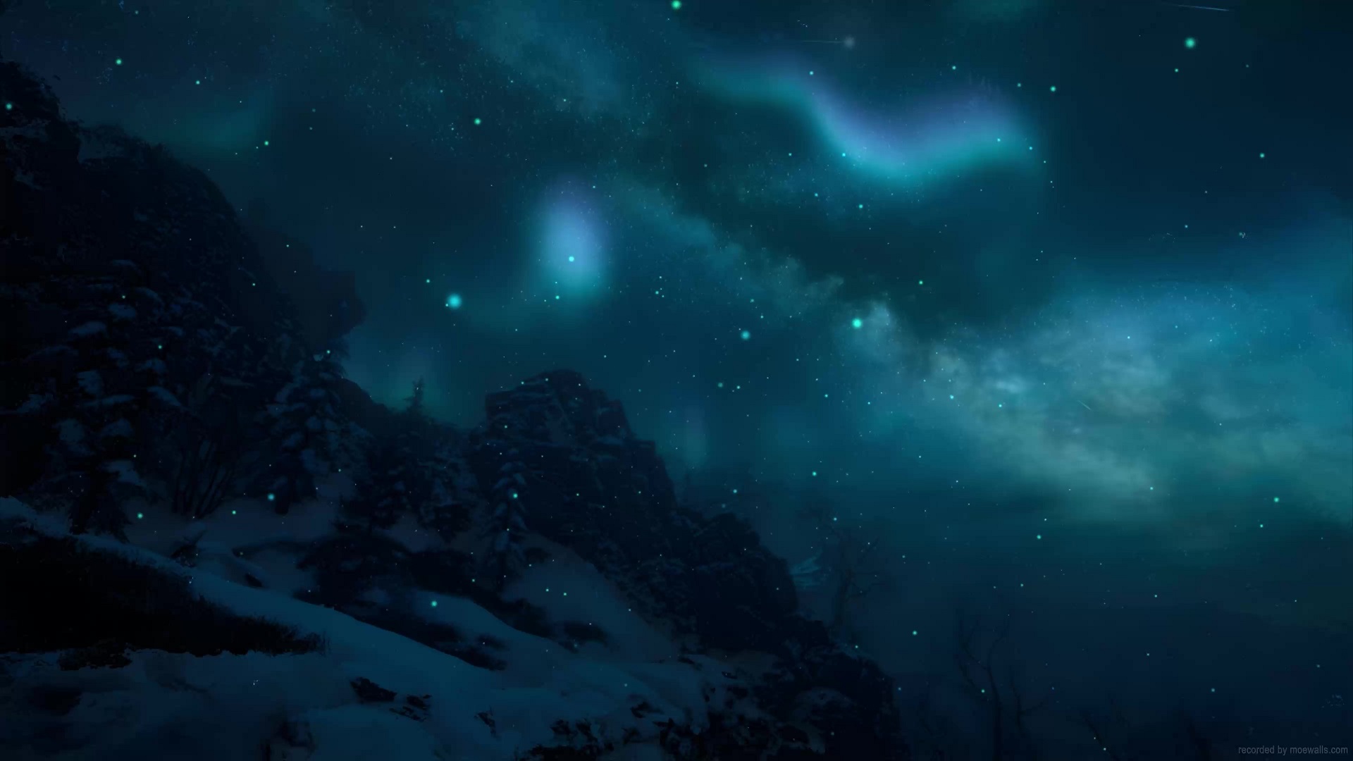 Winter Aurora Borealis Live Wallpaper
