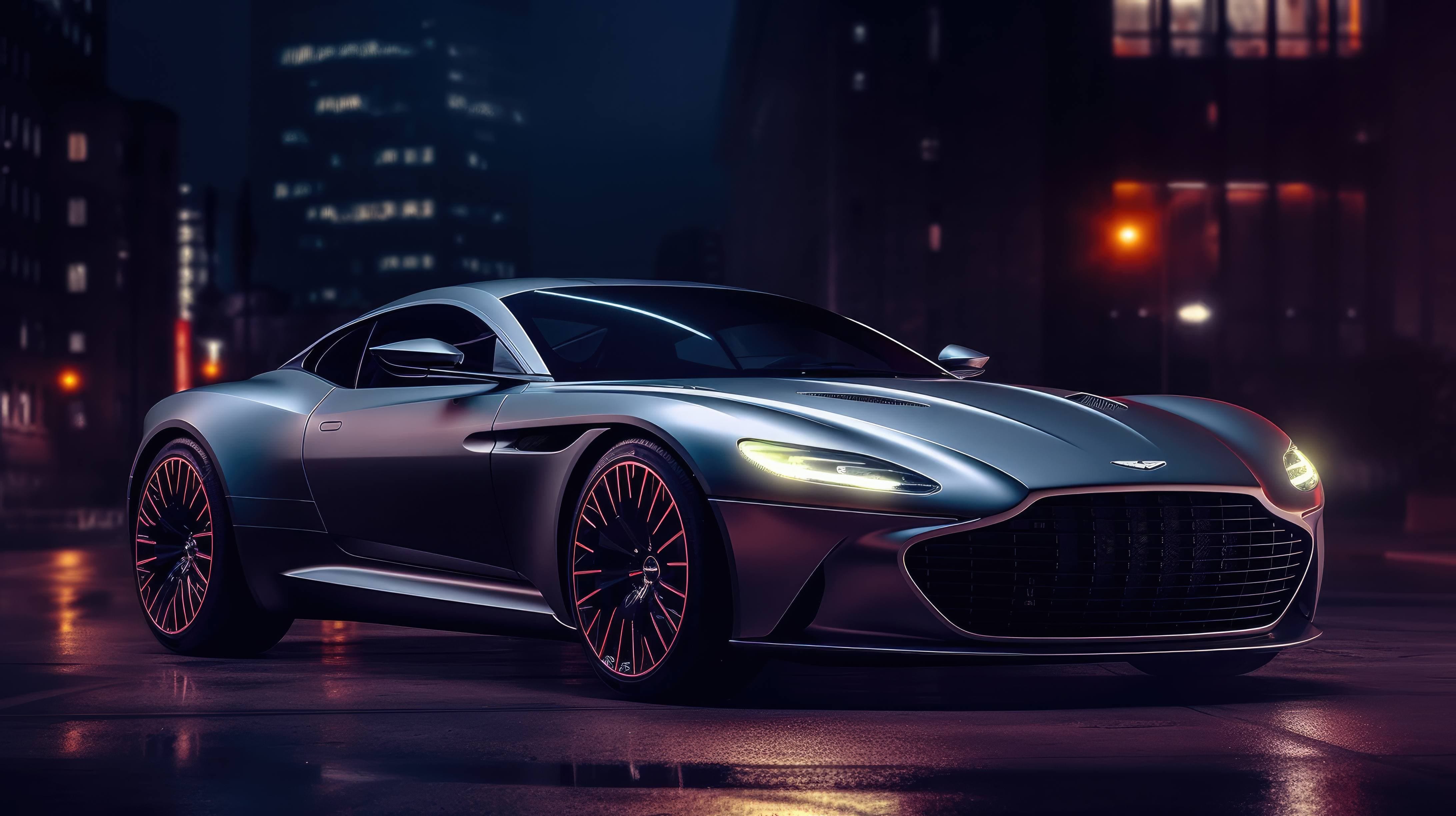 Free AI art image of aston martin