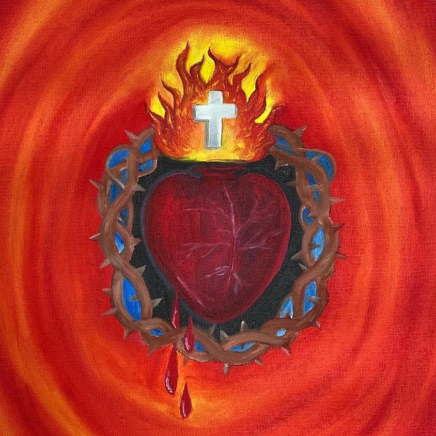 Sagrado Corazon Painting