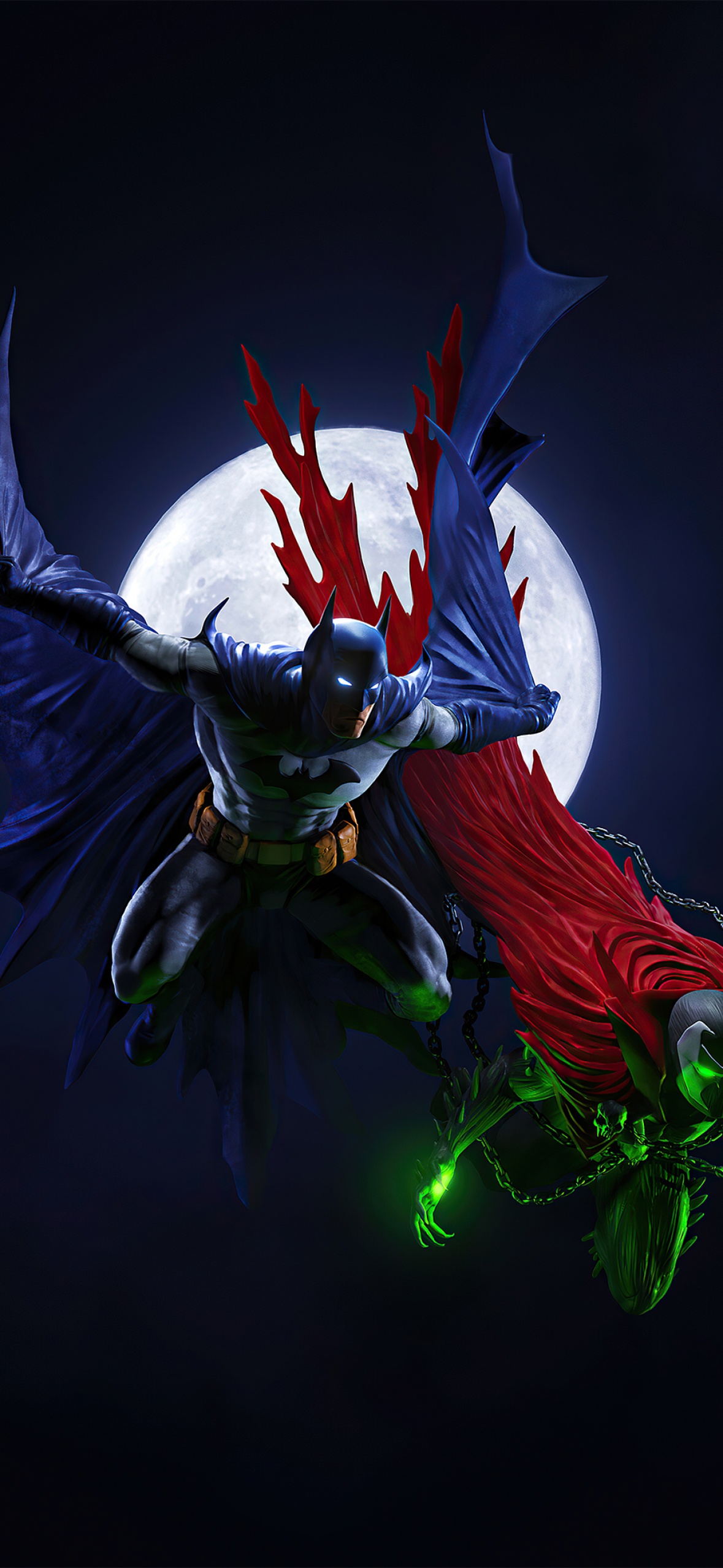Batman Wallpaper 4K, Spawn, DC Comics, DC Superheroes