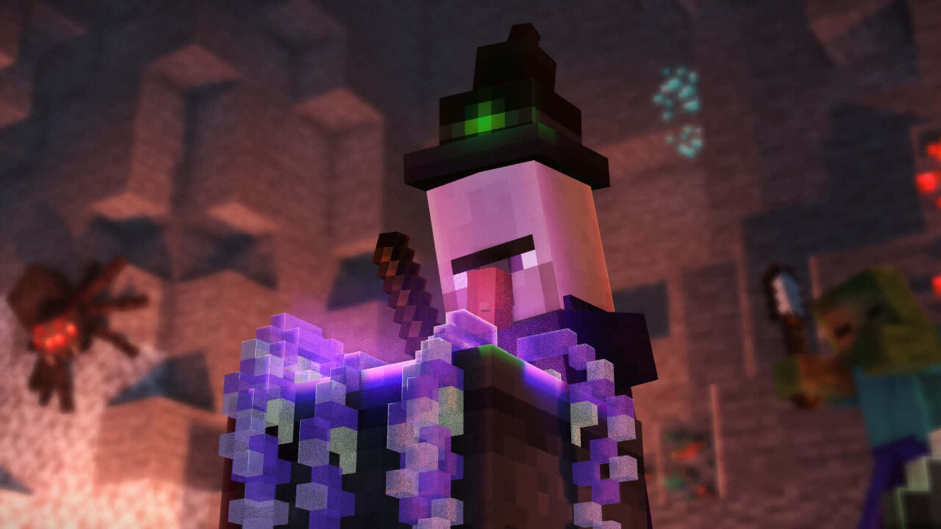 Minecraft Witch Wallpaper