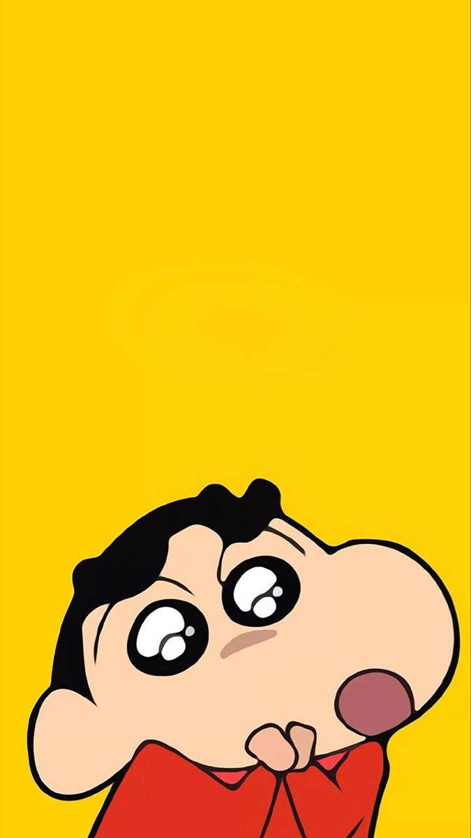Download Young Japanese Character Shin Chan iPhone Wallpaper