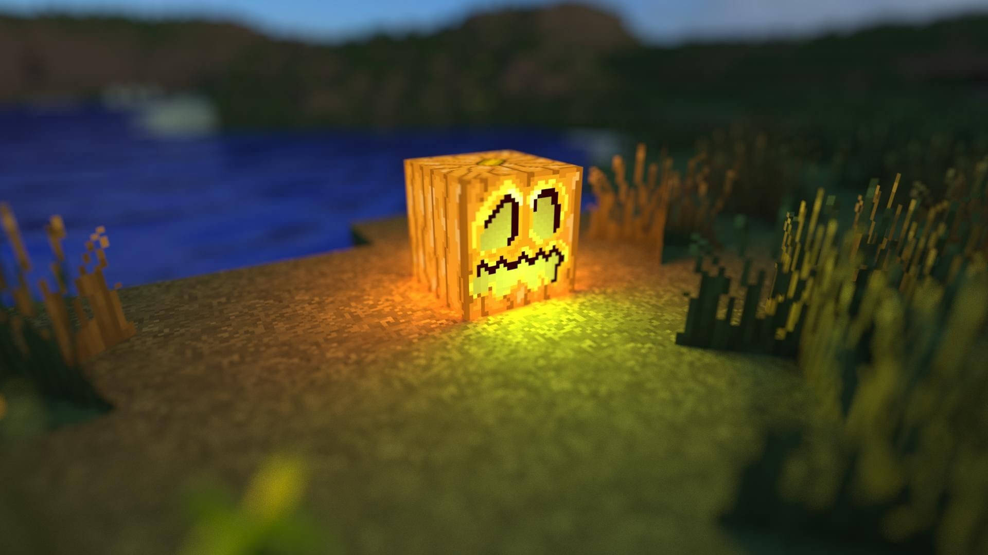 Download Minecraft PC Jack O Lantern Wallpaper