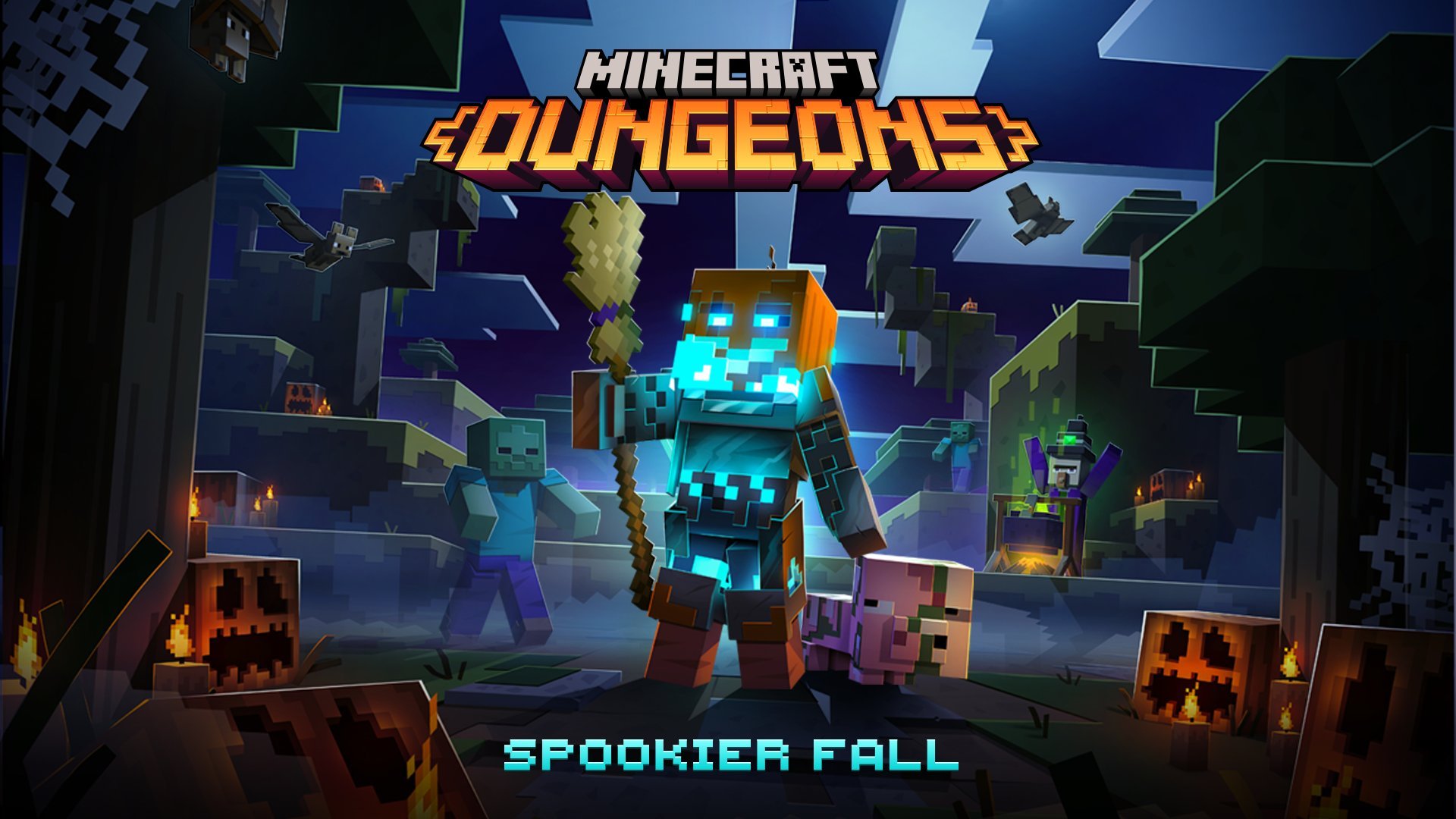 Minecraft Dungeons and Minecraft officially begin their limited time spooky season events