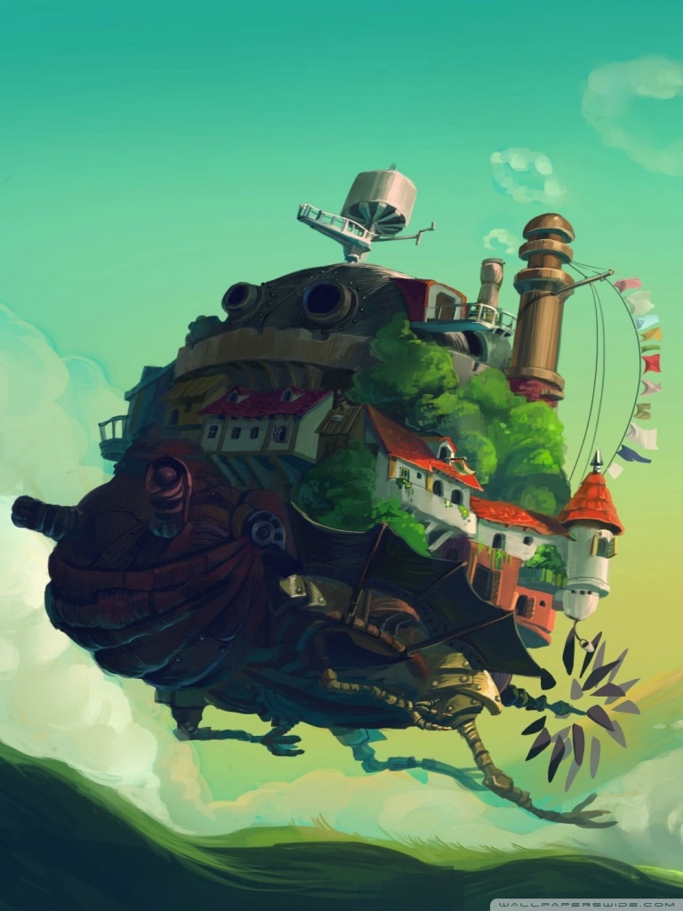 Howl's Moving Castle Ultra HD Desktop Background Wallpaper for 4K UHD TV, Widescreen & UltraWide Desktop & Laptop, Tablet