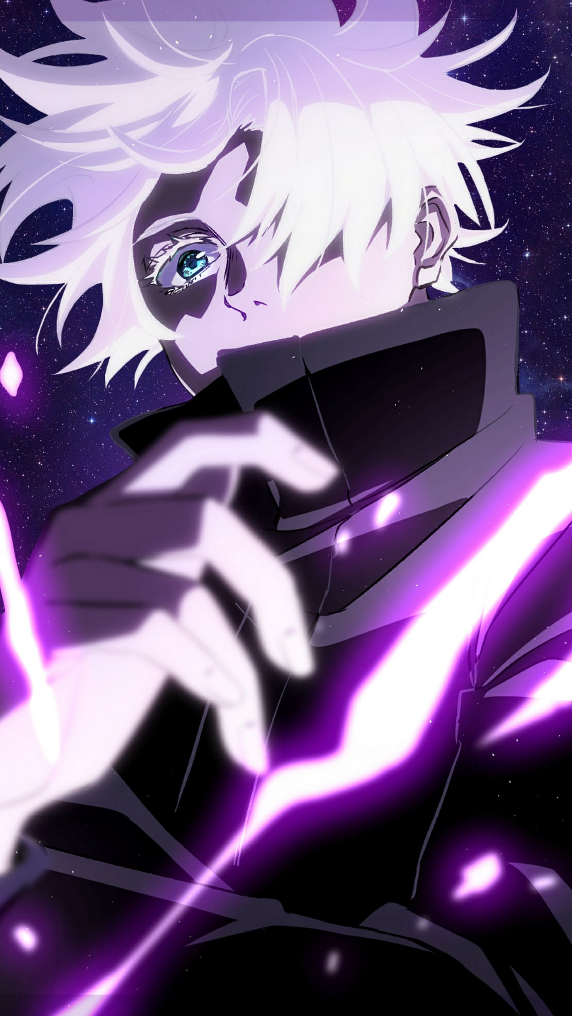 still bangtan ⁷ Gojo Satoru to satisfy your wallpaper / lockscreens cravings lol