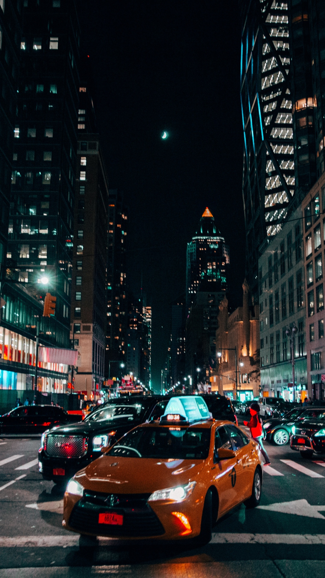 Night City Wallpaper for iPhone 11, Pro Max, X, 8, 7, 6