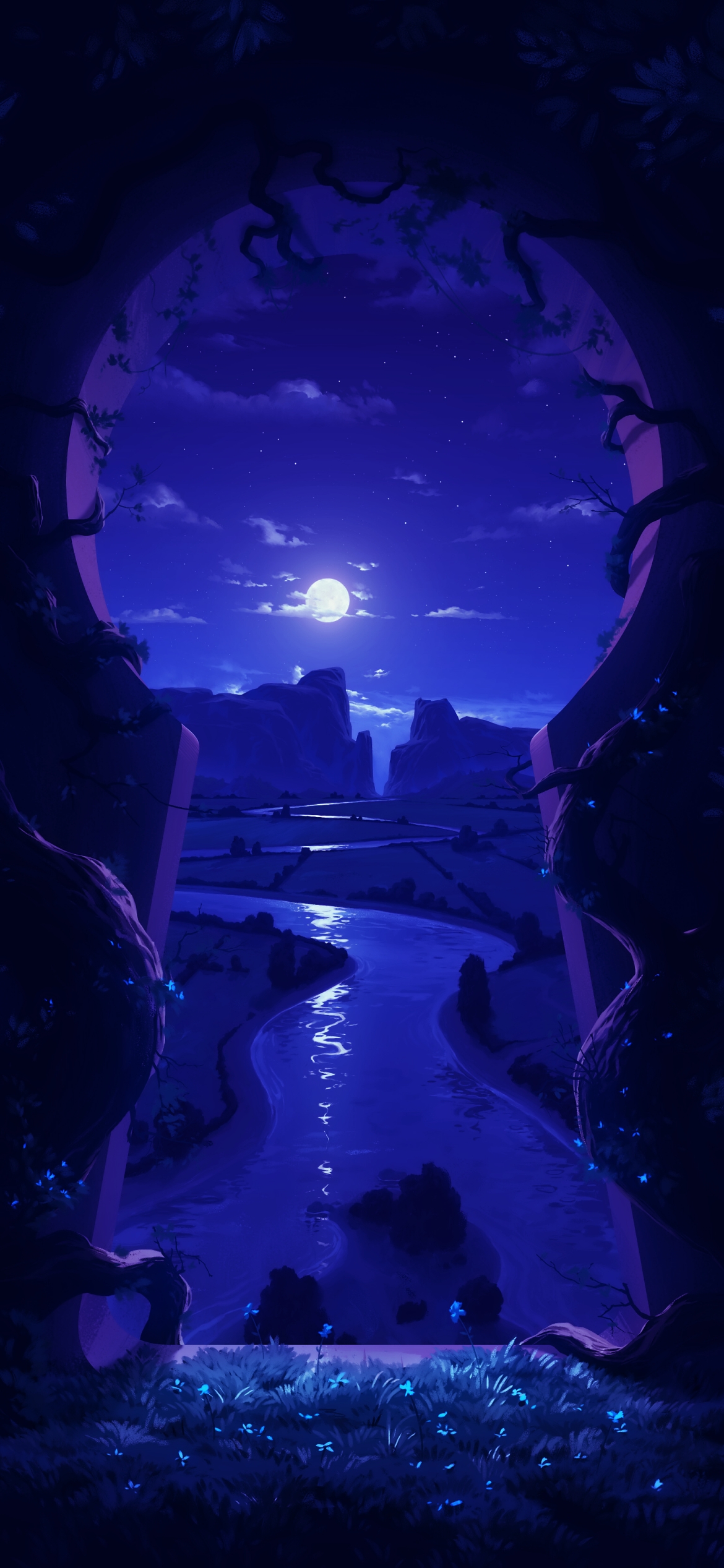 BEAUTIFUL IPHONE WALLPAPER RIVER VALLEY