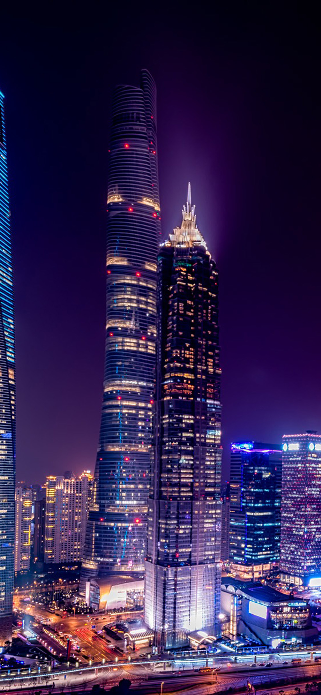 iPhone X wallpaper. nature city night