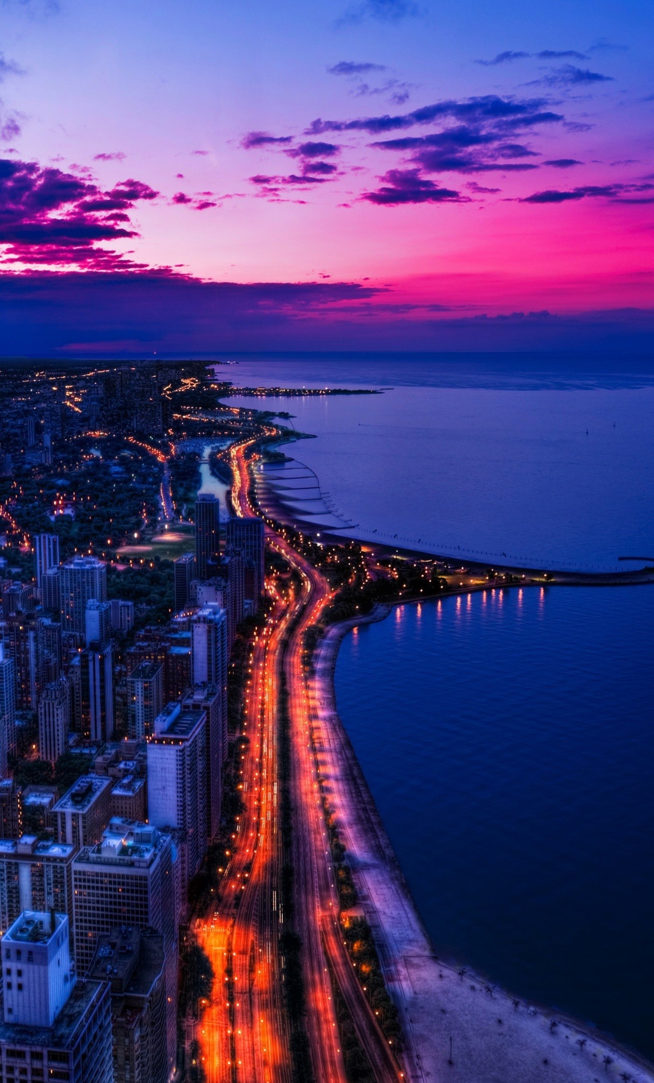 Usa Coast Houses Ocean Sky 4k iPhone HD 4k Wallpaper, Image, Background, Photo and Picture