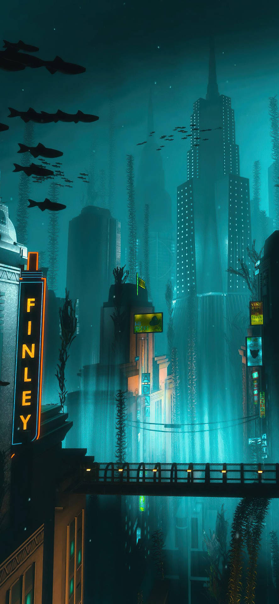 Download Bioshock Phone The City Of Rapture Wallpaper