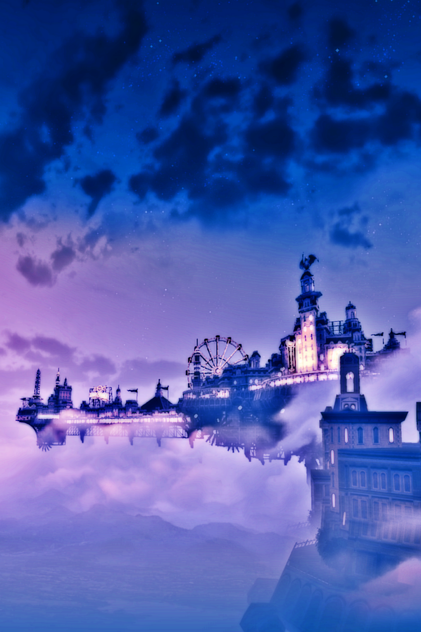 Bioshock Infinite Night Columbia Phone Wallpaper (UPDATED). Bioshock infinite, Bioshock art, Bioshock