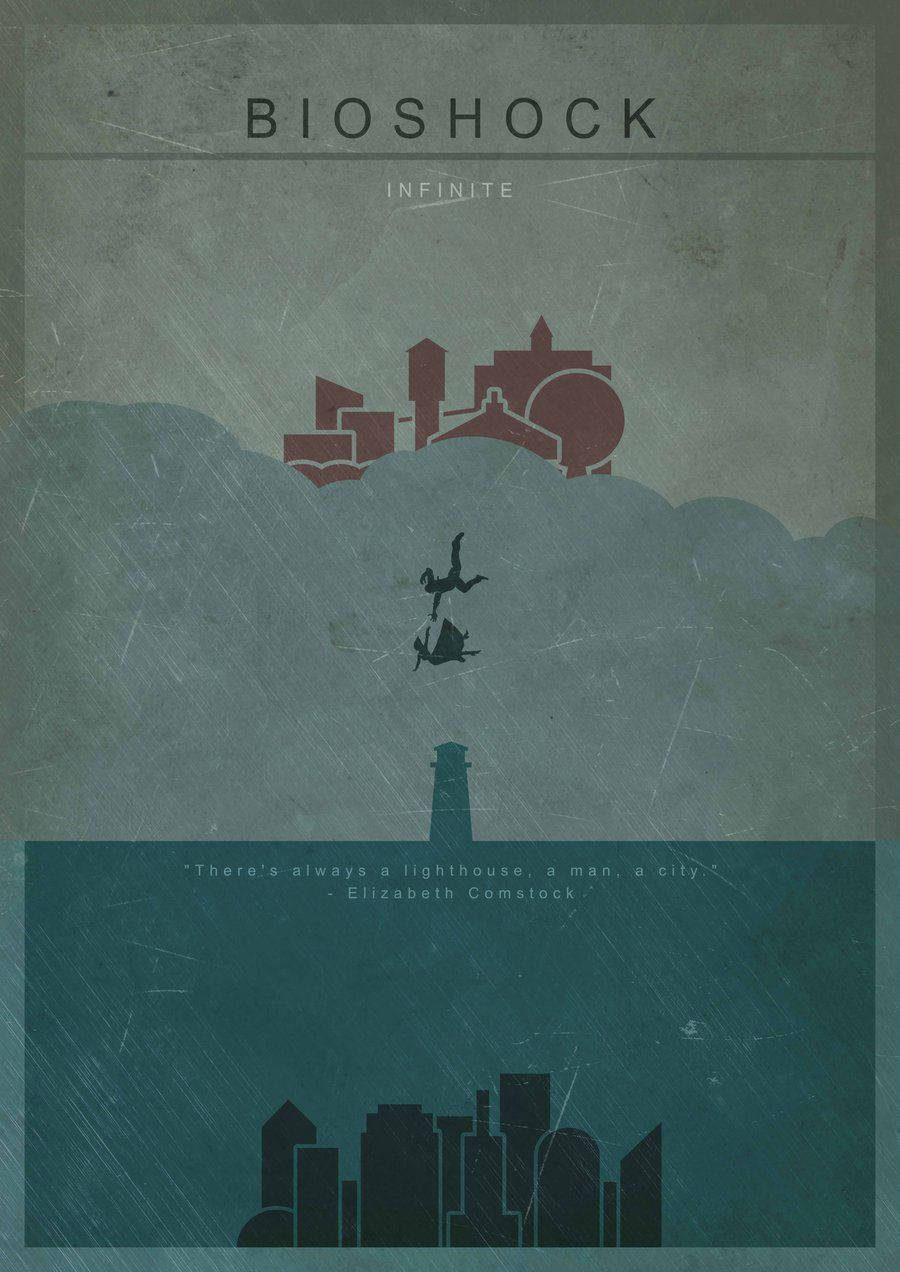Download Bioshock Infinite Minimalist Phone Wallpaper