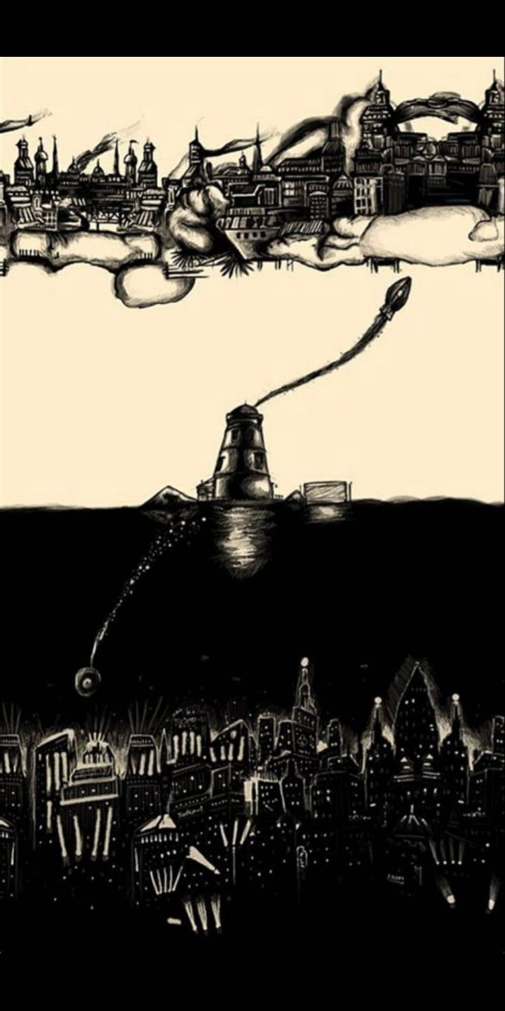 Download Bioshock Black White Phone Wallpaper