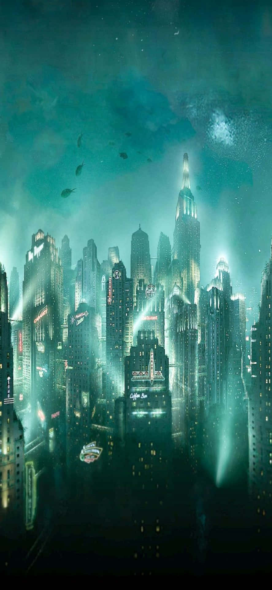 Download Underwater World iPhone Xs Max Bioshock Infinite Background