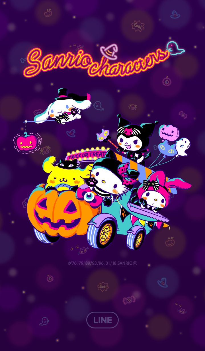 Sanrio.Co (Posts tagged halloween). Hello kitty iphone wallpaper, Hello kitty wallpaper, Sanrio wallpaper