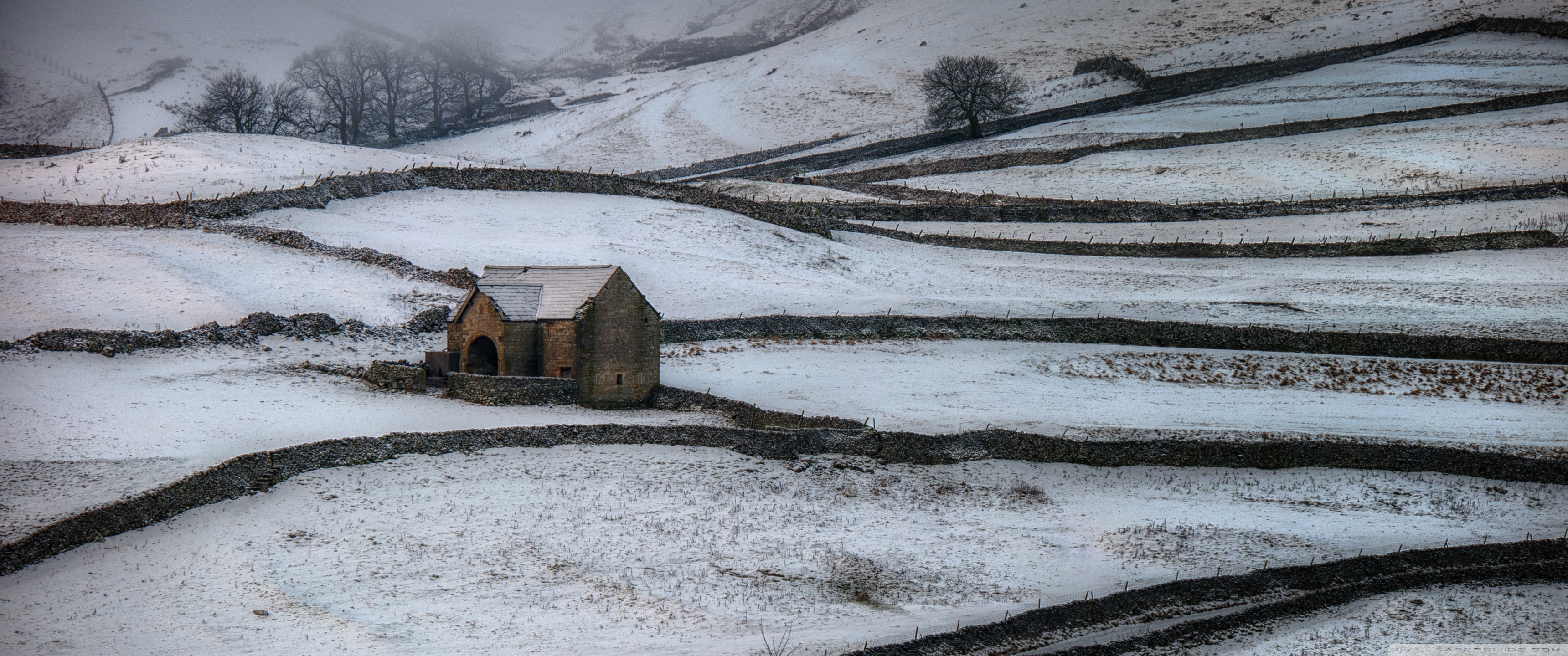 Yorkshire Dales National Park Winter Landscape Ultra HD Desktop Background Wallpaper for 4K UHD TV, Widescreen & UltraWide Desktop & Laptop, Tablet