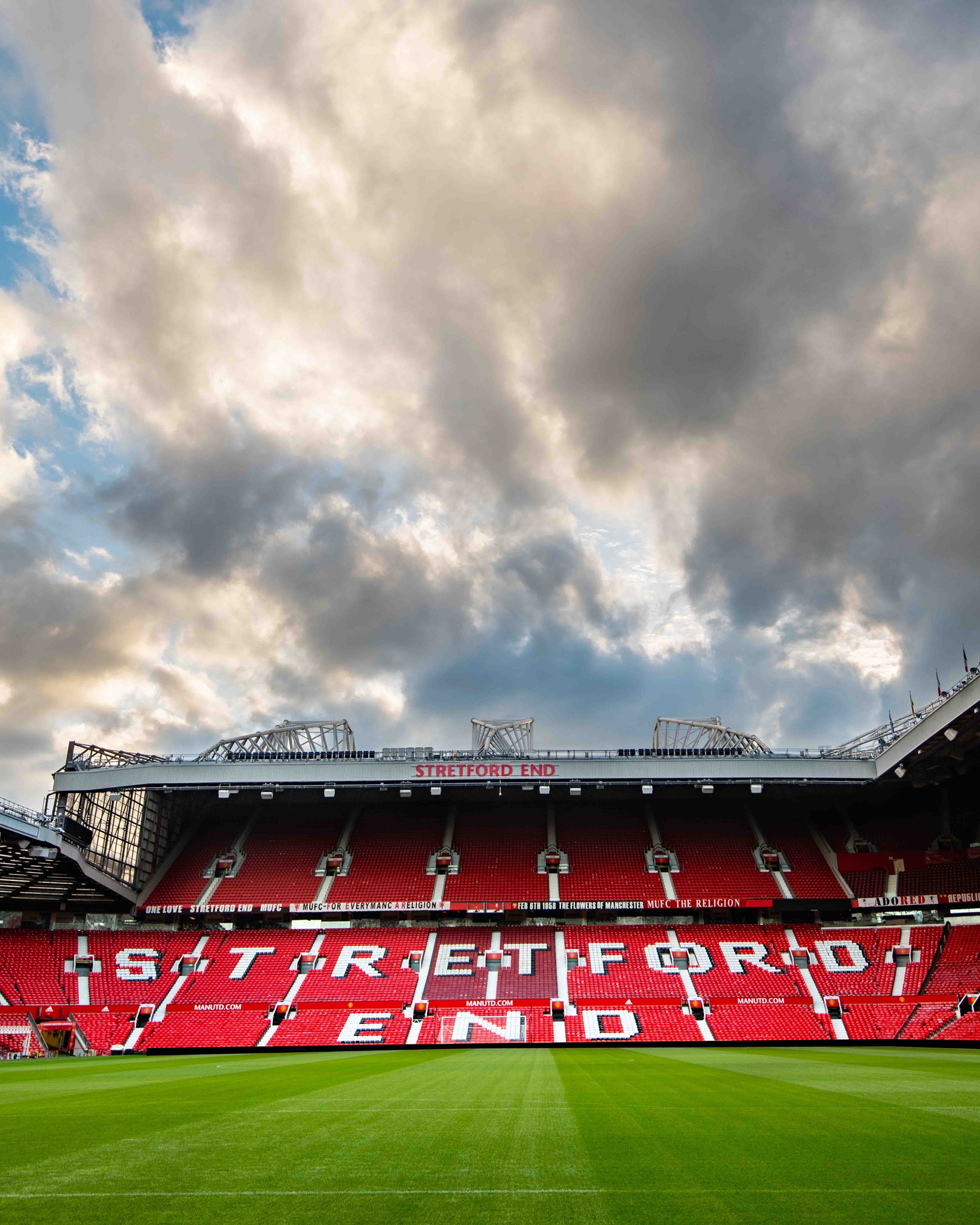 Free download Manchester United Home [1639x2048] for your Desktop, Mobile & Tablet. Explore Stretford End Wallpaper. End Of The World Wallpaper, High End Wallpaper, High End Wallpaper Companies