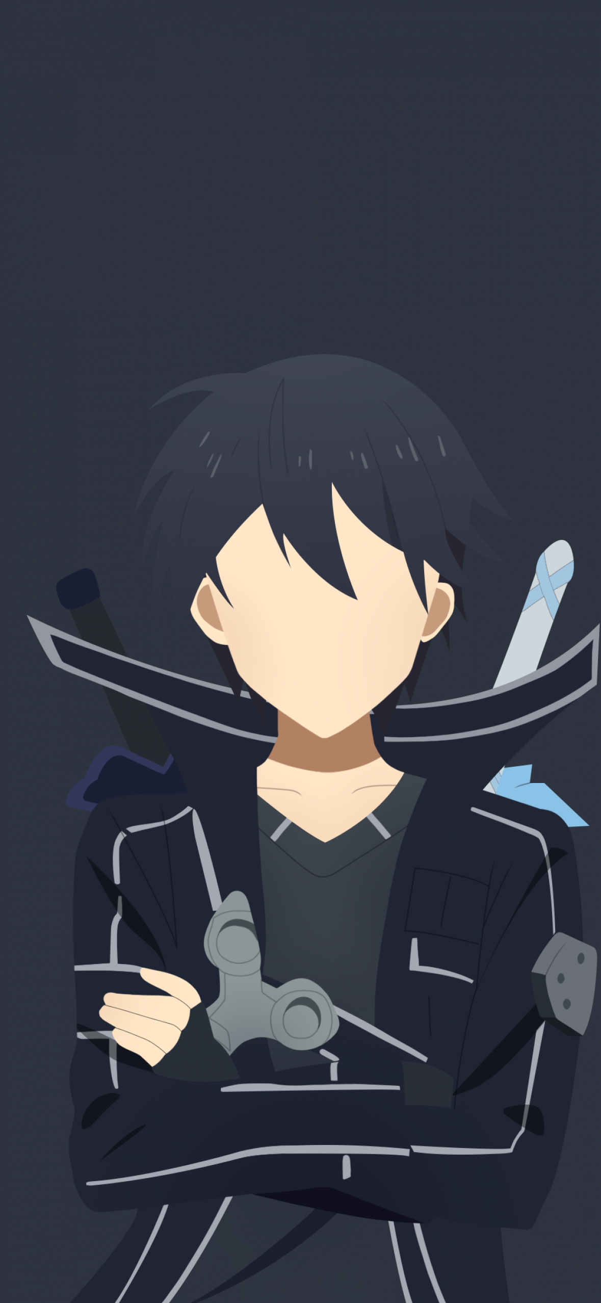Kirito (Kirigaya Kazuto) Wallpaper 4K, Minimalist