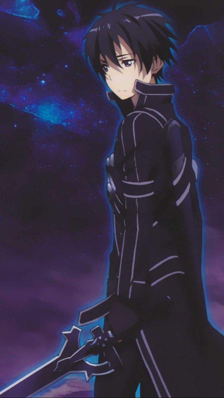 Pin On Kazuto Kirigaya Kirito
