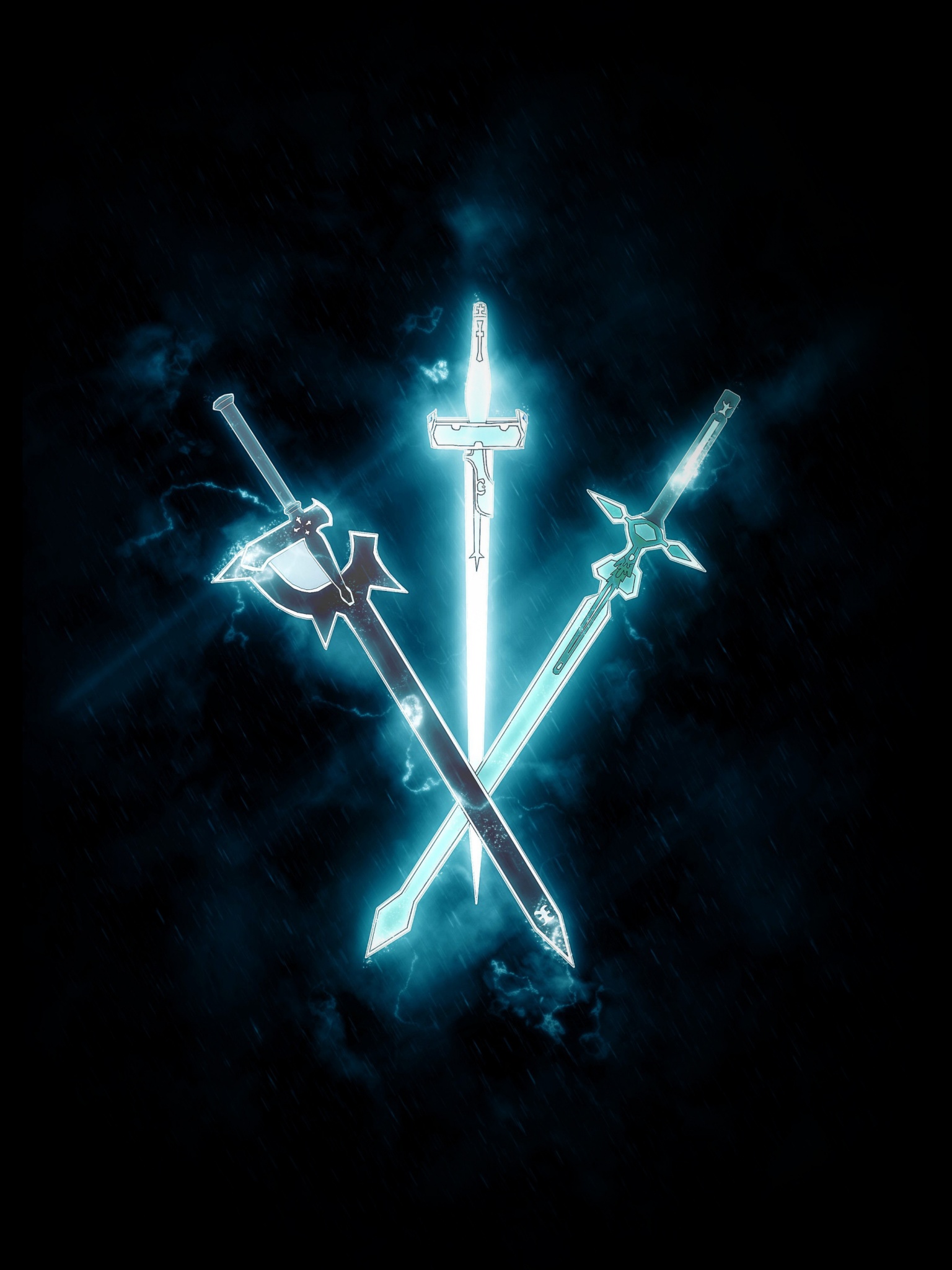 Sword Art Online Wallpaper 4K, Elucidator sword