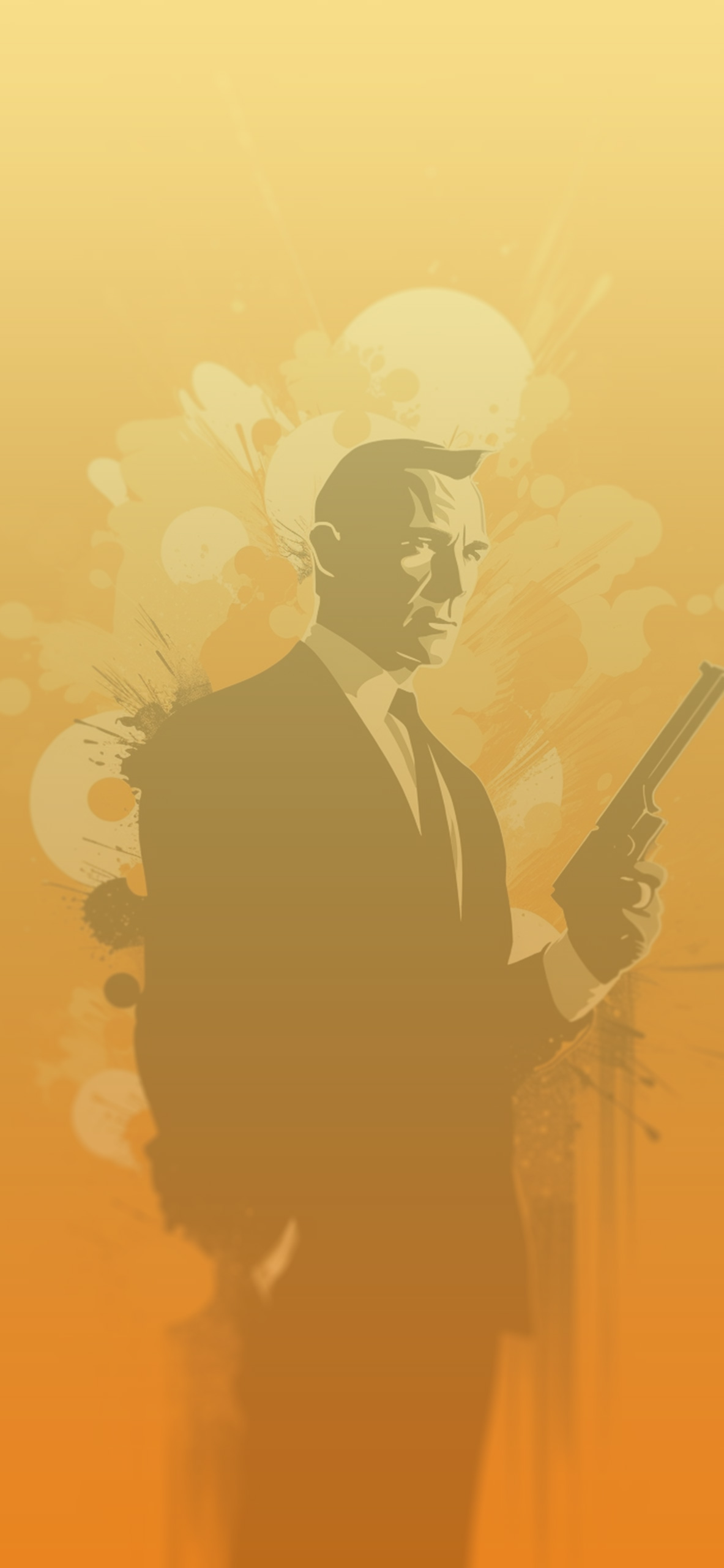 James Bond Daniel Craig Orange Wallpaper Wallpaper 4k