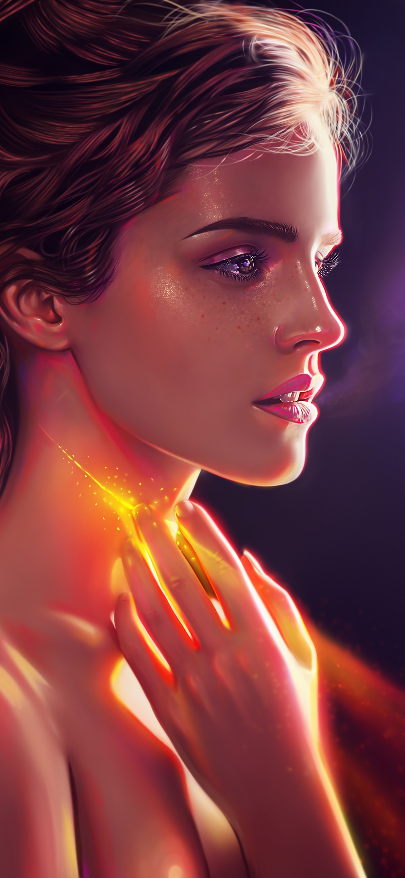 Emma Watson Wallpaper 4K, Aesthetic, American actress