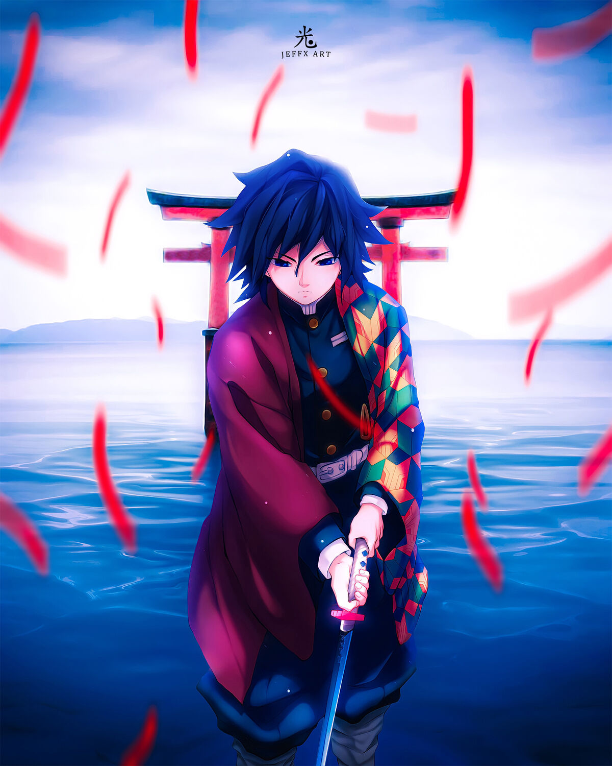 Giyuu Tomioka (DPAU). Kimetsu no Yaiba Fanon