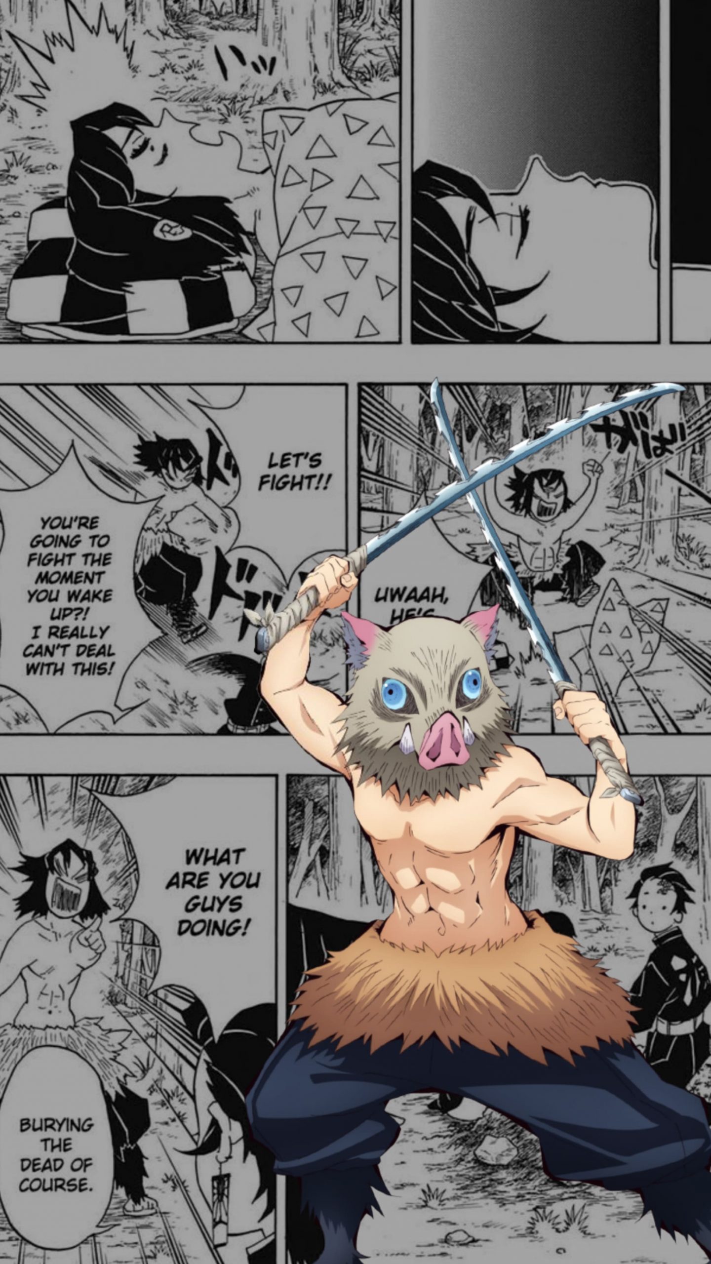 Inosuke Hashibira Wallpaper Hashibira Background