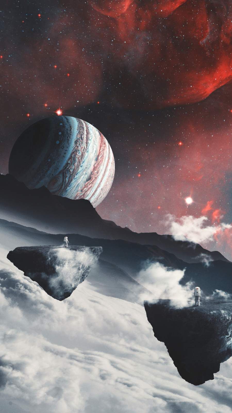 Exploration of Jupiter iPhone Wallpaper. Galaxy phone background, Space phone wallpaper, Cartoon wallpaper iphone