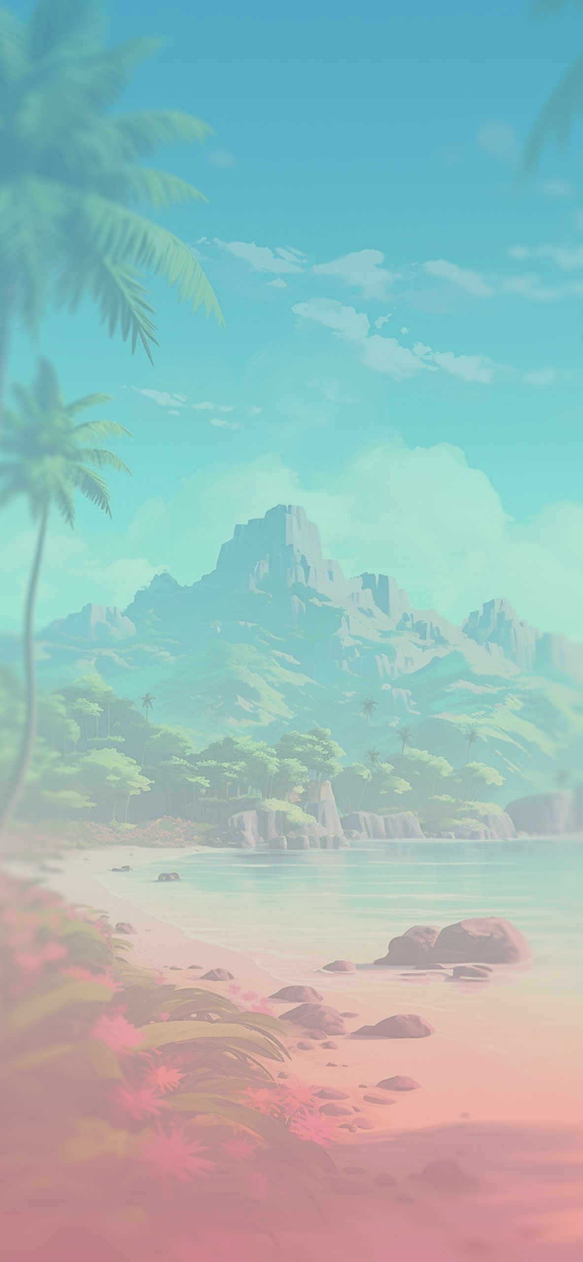 Hawaii Beach & Mountains Wallpaper Wallpaper iPhone