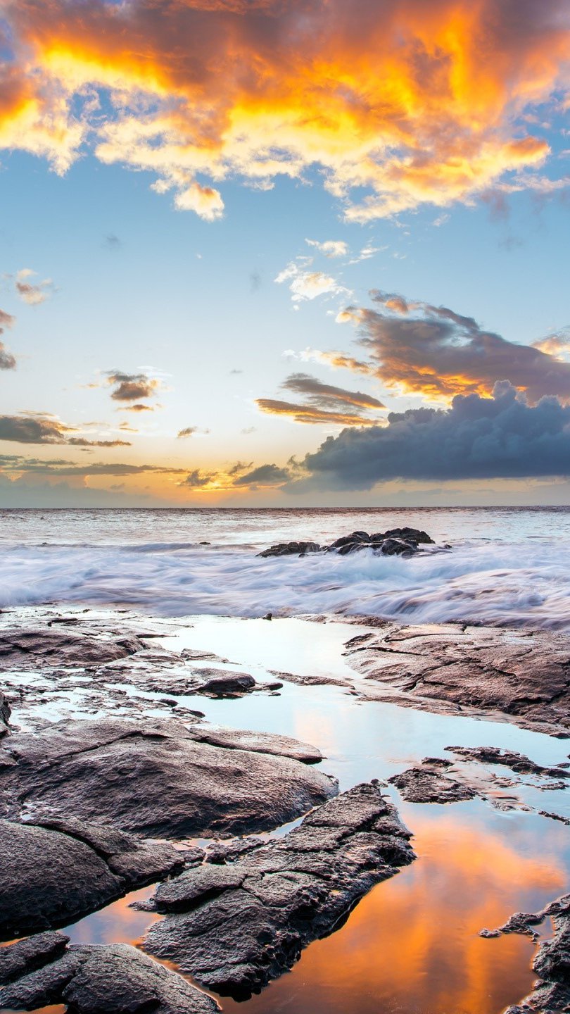 Sunset in Hawaii Wallpaper 2k Quad HD