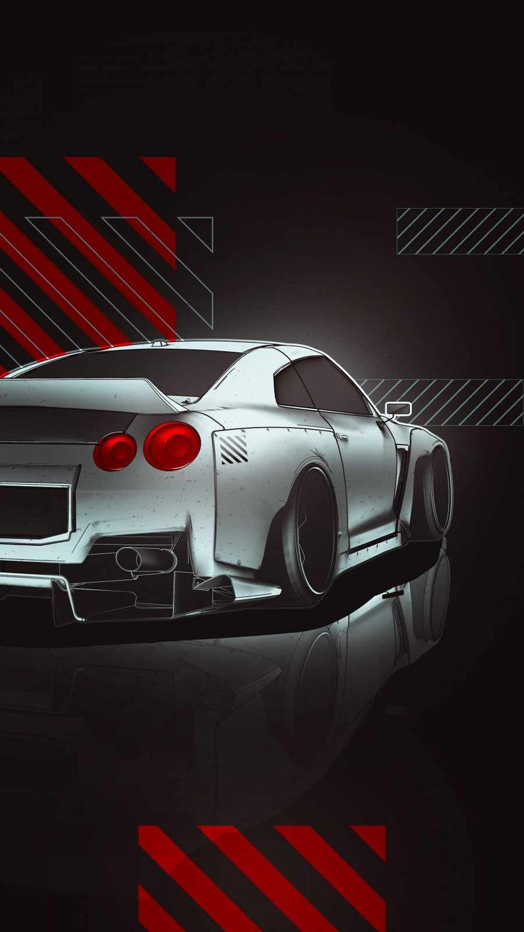 Nissan GTR Art Wallpaper