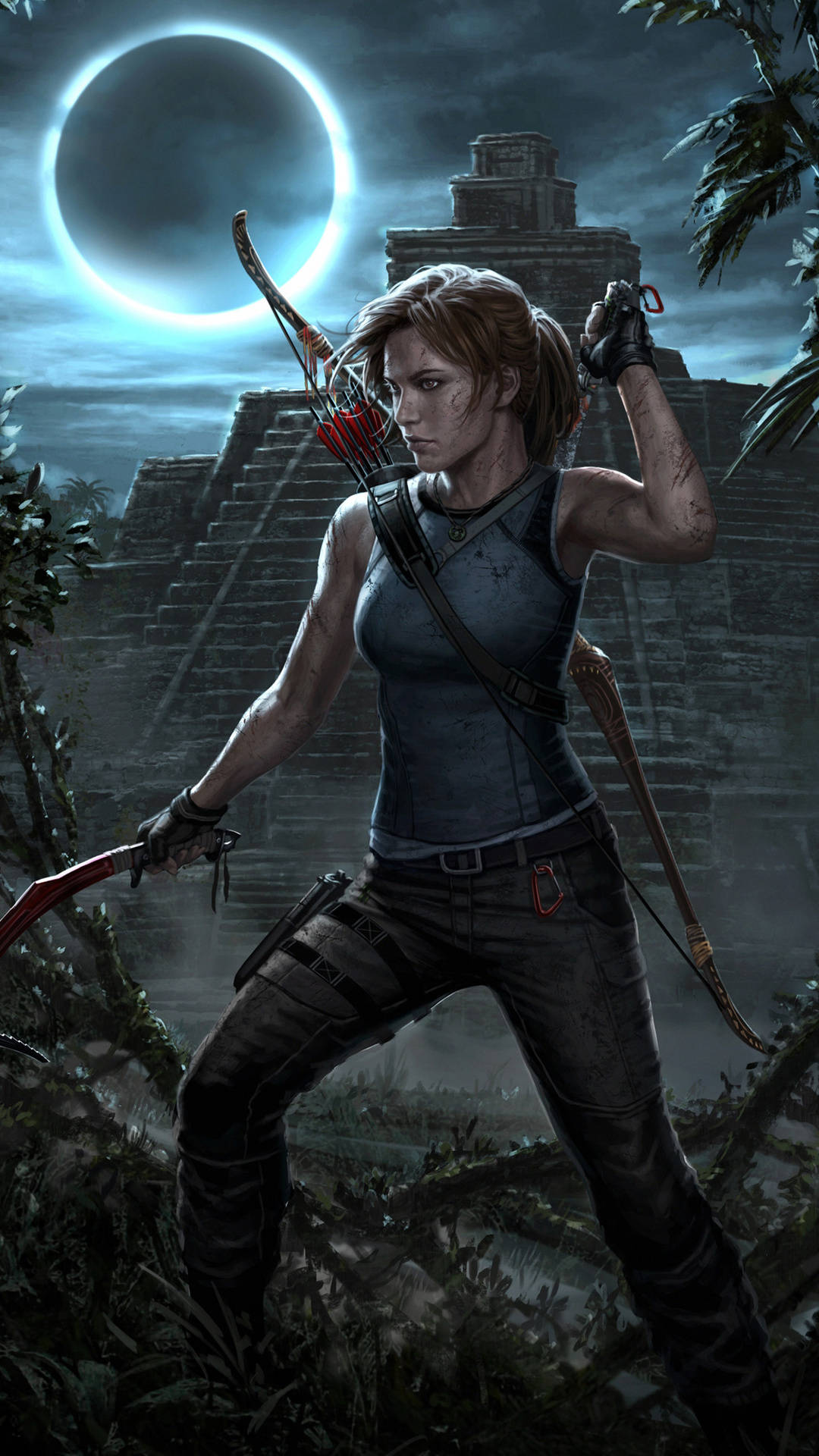 Lara Croft iPhone Wallpaper