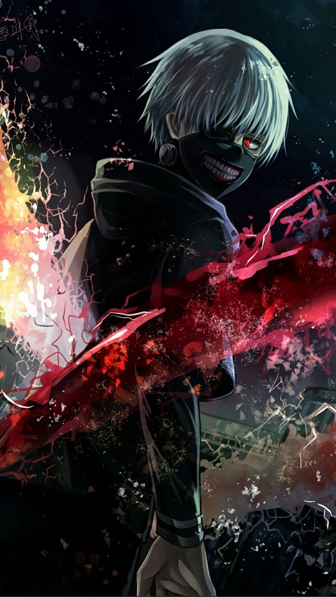 Download Badass Ken Kaneki Tokyo Ghoul iPhone Background Wallpaper