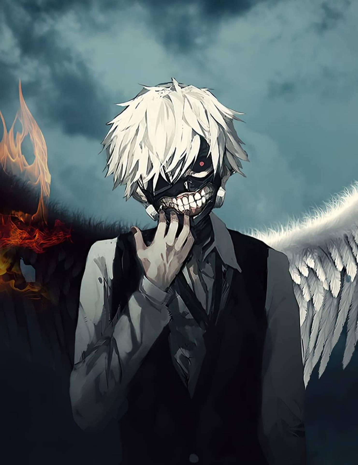 Download Cool Profile Picture Ken Kaneki Wallpaper