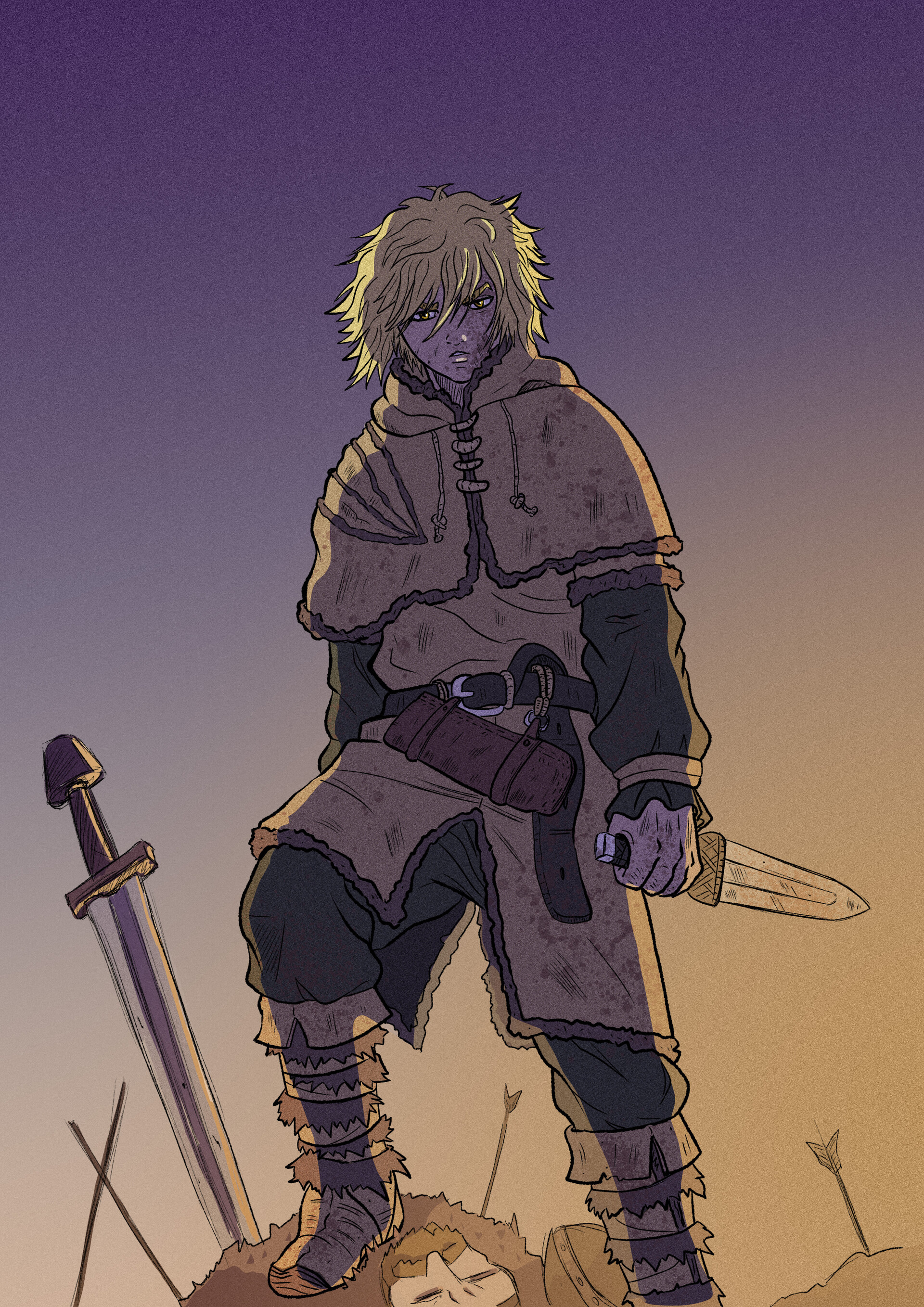 Daniel Zapata Viciana Art of Vinland Saga for a challenge