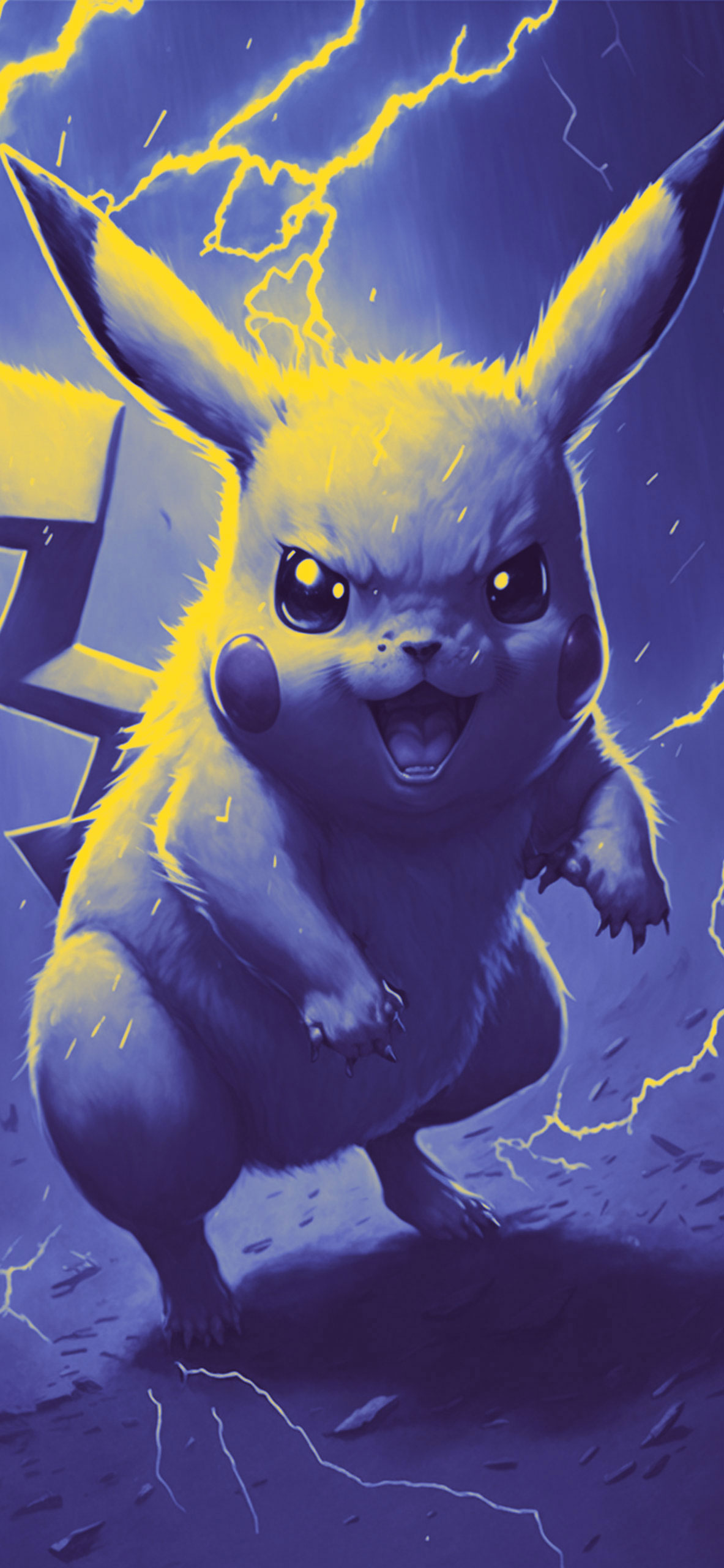 Pokémon Pikachu & Lightning Wallpaper Wallpaper 4k