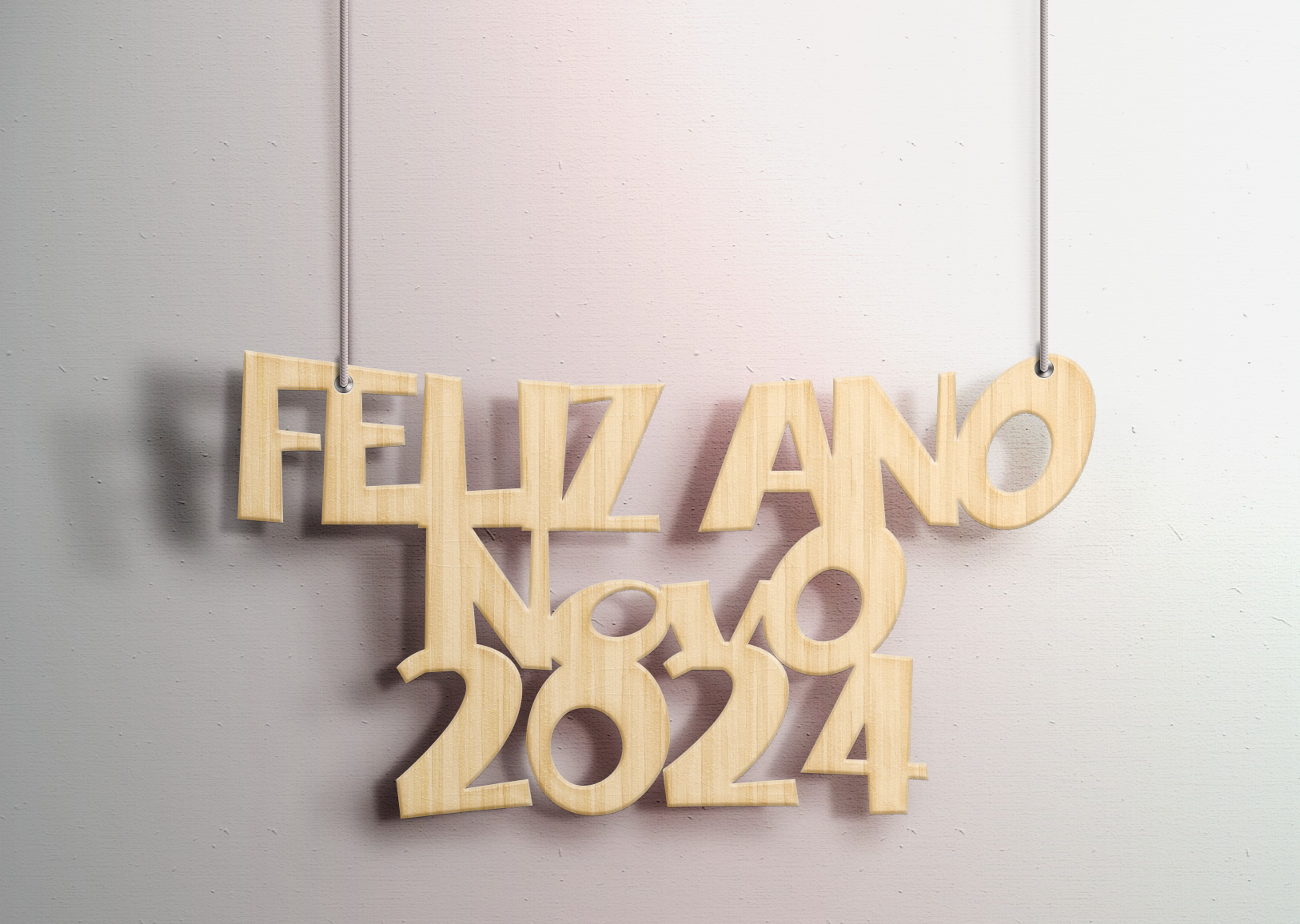 Wallpaper Feliz Ano Novo 2024 de parede gratis para 2024