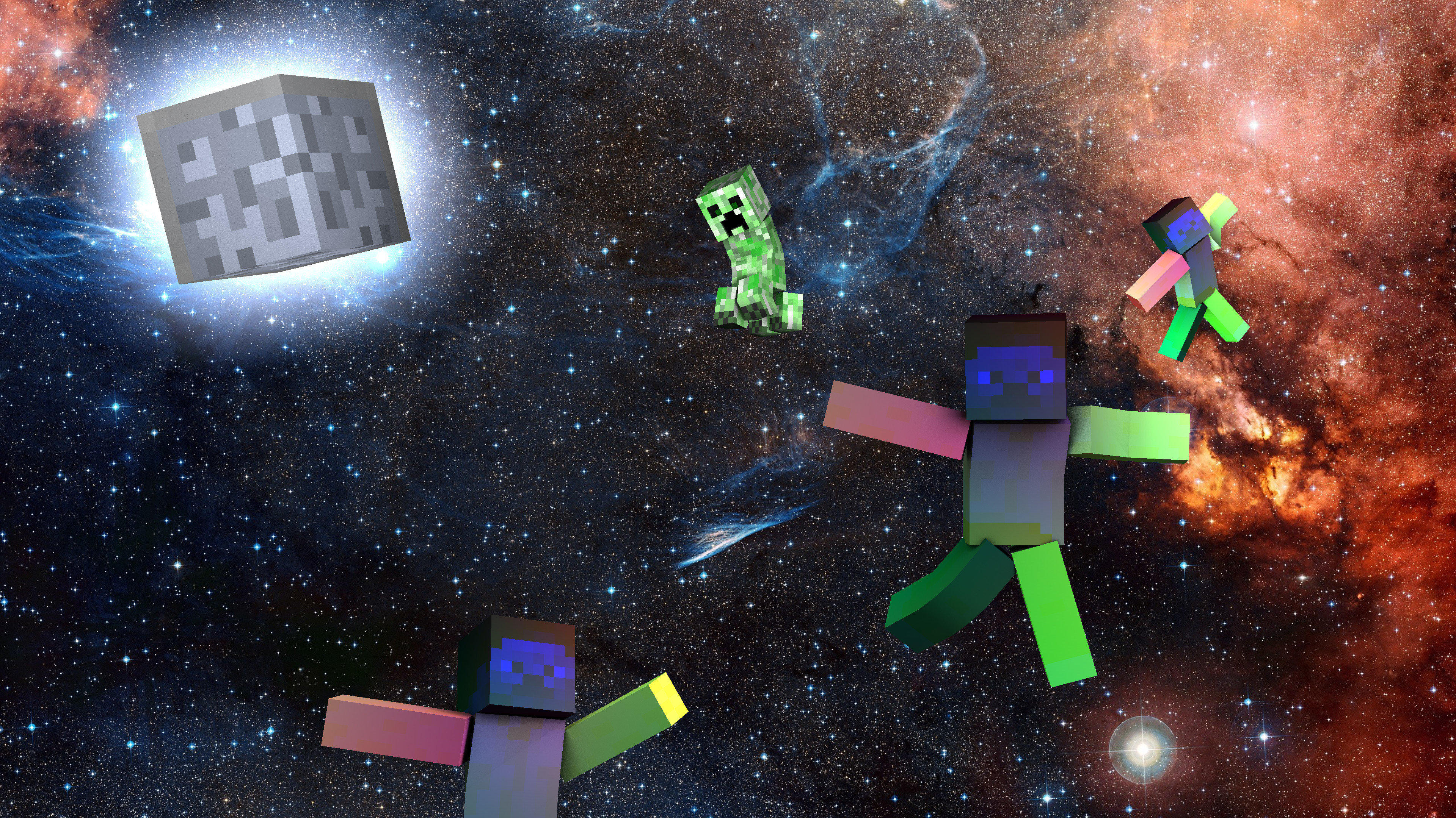 Outer space! Skin Wallpaper